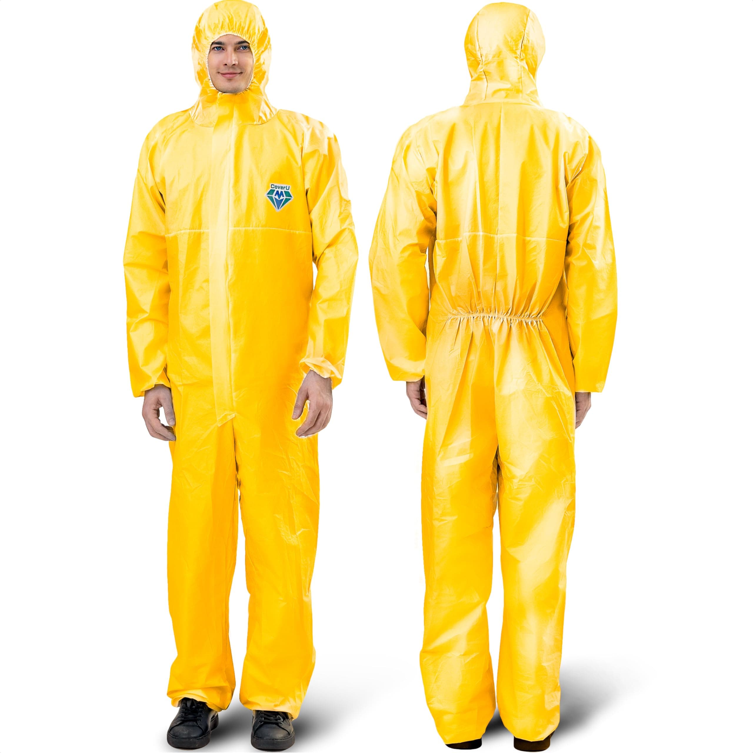 Medtecs Unisex Adult Il-3060yehtp protective-work-and-lab-coveralls (pack of 1)