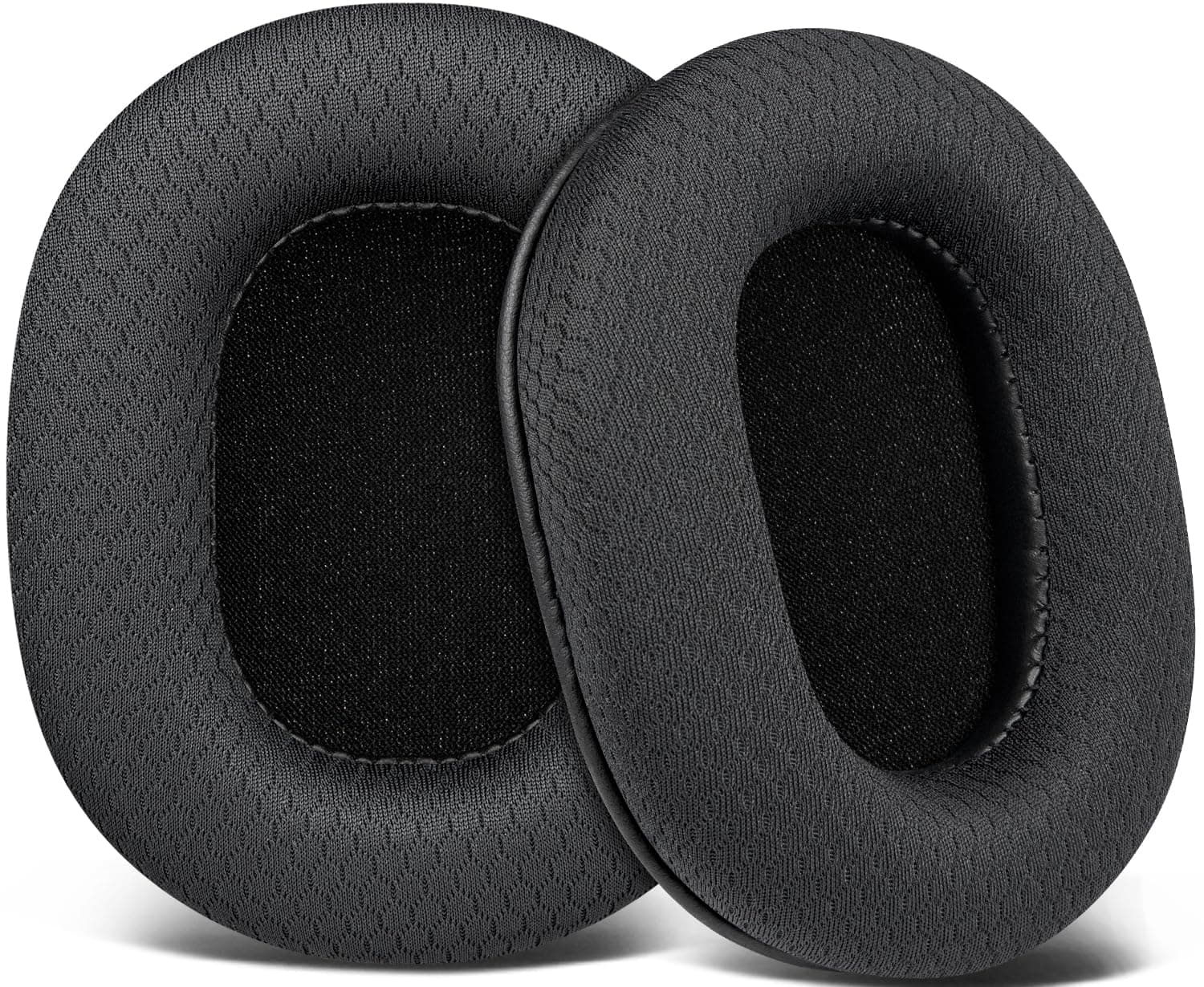 Earpads Replacement for Audio Technica ATH M50X M50XBT M50RD M40X M30X M20X MSR7 SX1 Monitor Headphones, Ear Pads Cushions with Durable Mesh Fabric, High-Density Foam - M50X MF Black