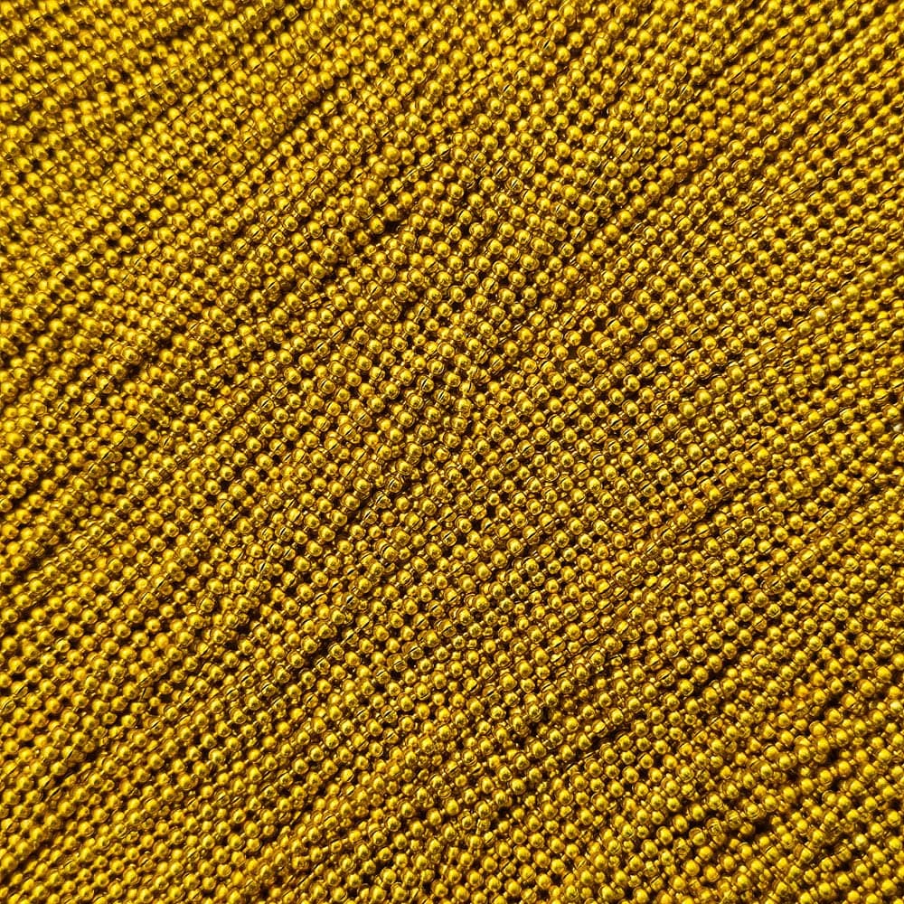 JustLatest JL Ball Chain for Jewelry Making (Pack of 5 Meters), Decorating, Craft Work, Jewellery Making Kit (Lemon Gold), Metal