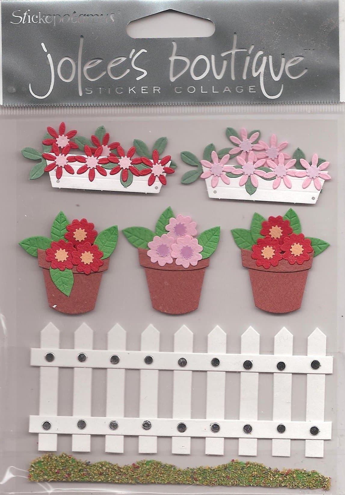 Jolee Boutique Dimensional Stickers Welcome to My garden