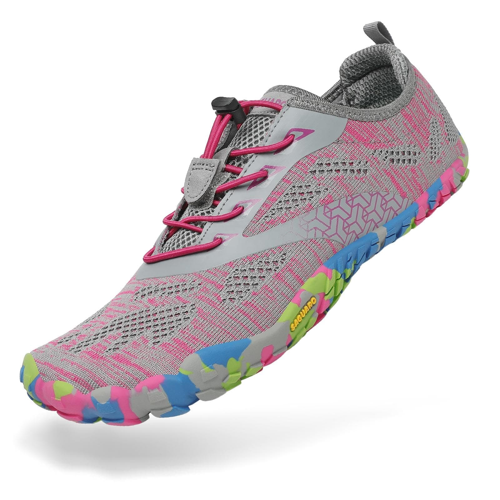 SAGUARO Men's Barefoot Minimalist Water Shoes for Aqua Swimming Trail Running