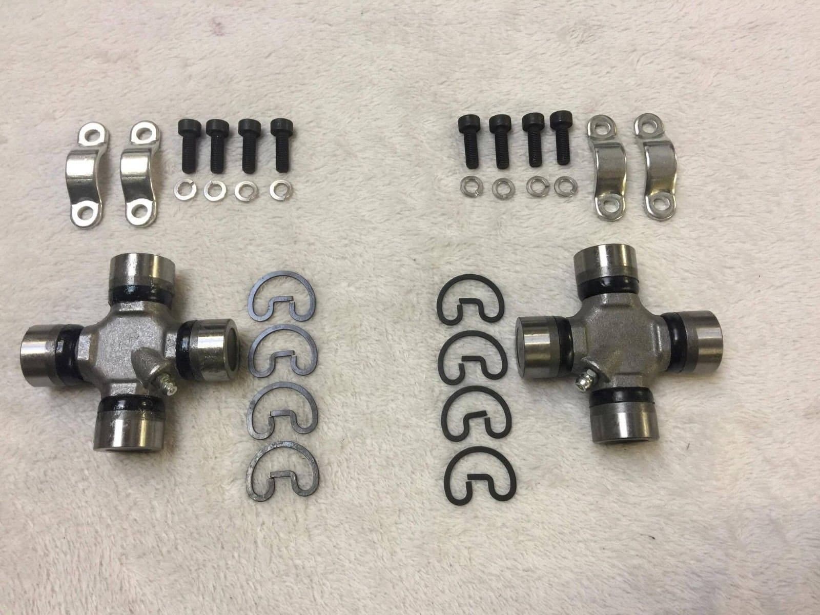 EURODRIVESHAFT 2 x Rear Propeller Shaft U-Joint Repair KIT Wrangler YJ & TJ 1987-2006