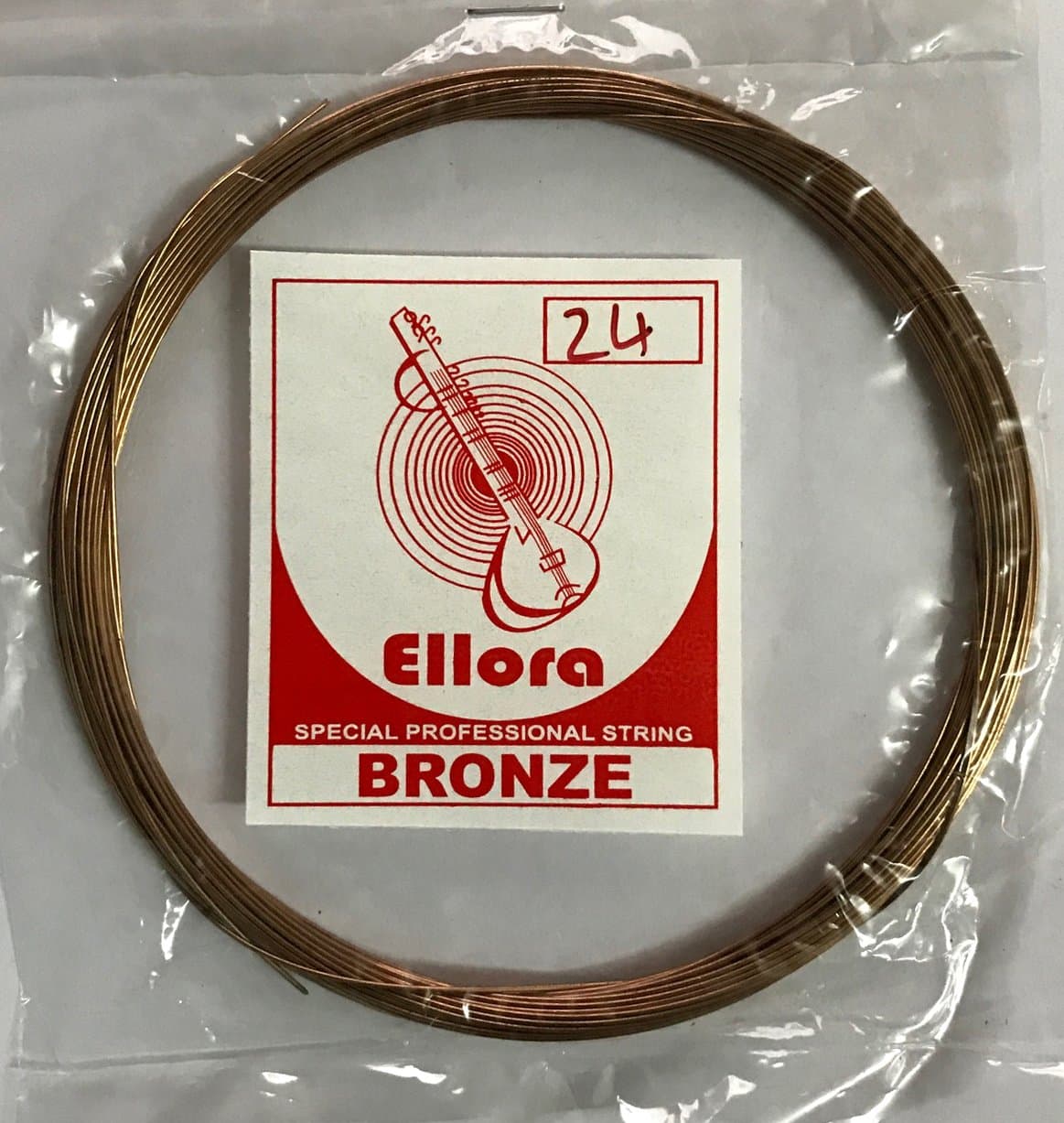 Bronze String Coil Gauge 24, 0.560 mm, 0.022 inch For Sitar veena surbahar