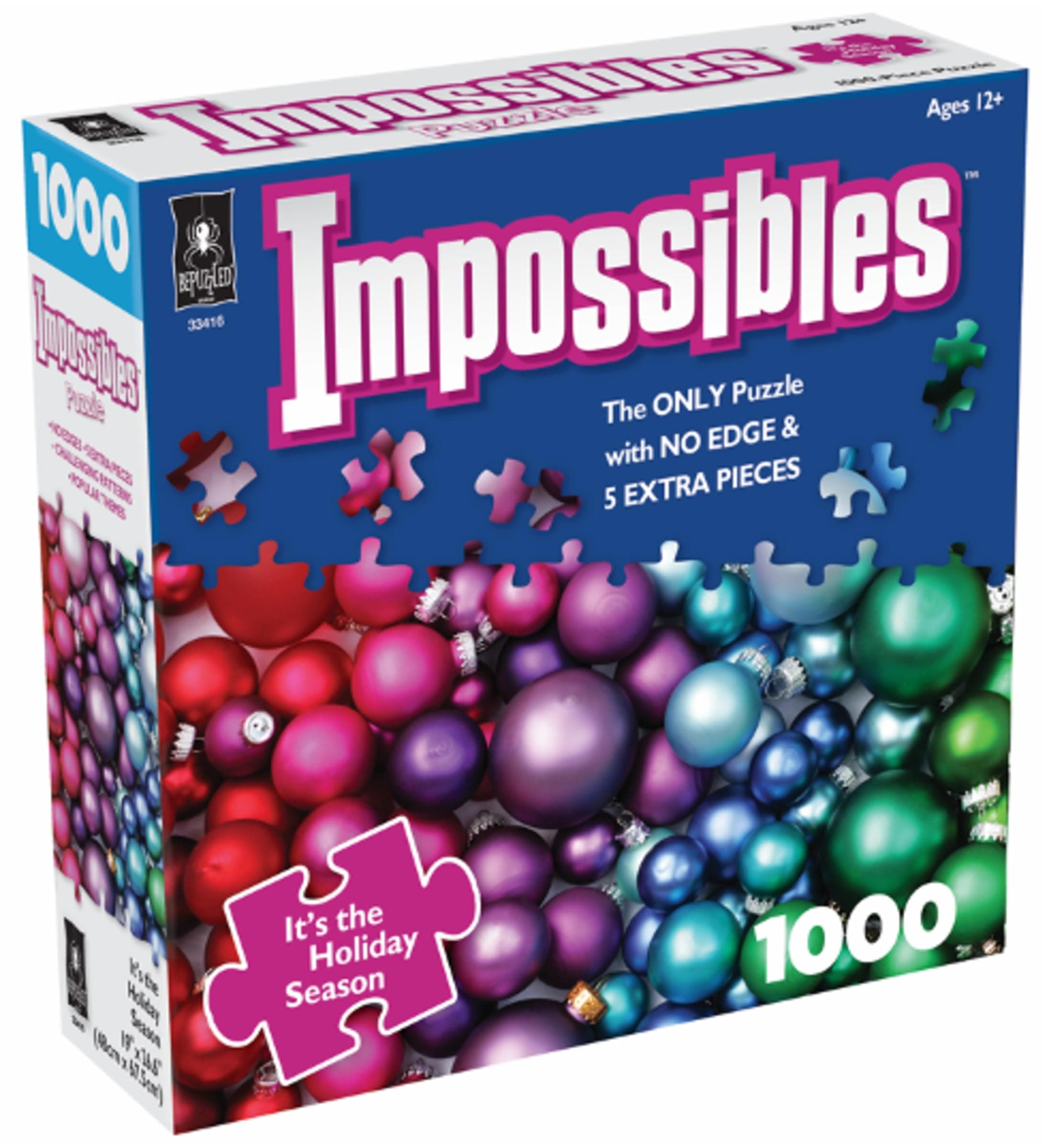 Impossibles Puzzles: Impossibles Holiday Season Challenging Puzzles with a Twist for Advanced Puzzlers Ages 15 and Up