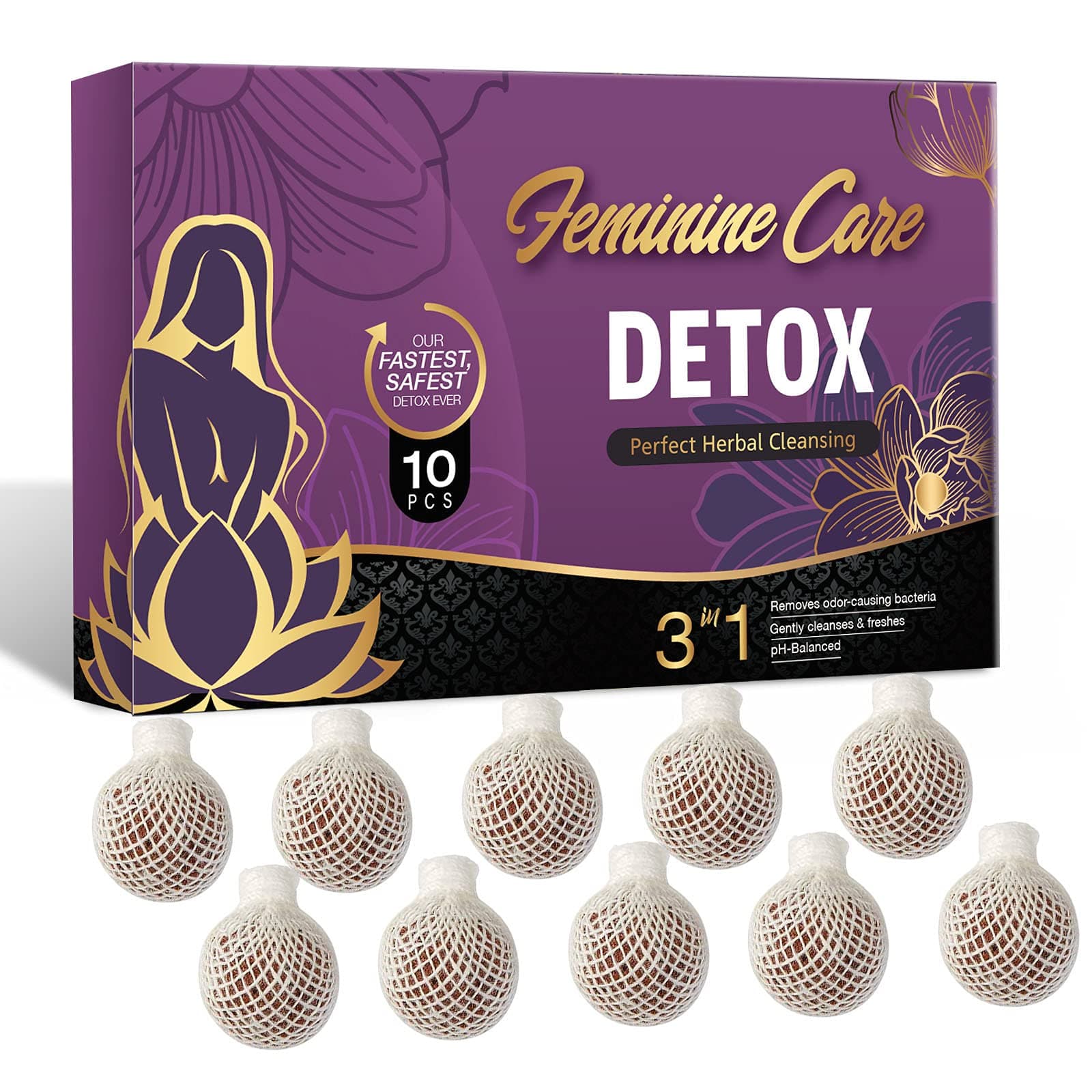 Yoni for Feminine Care, Recovery PH Balance Yeast & BV Symptoms, Promote Vaginal Health