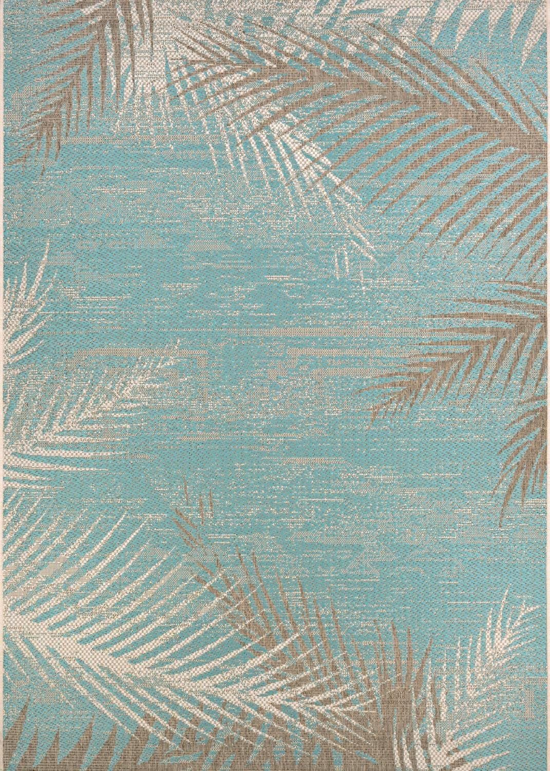 Couristan Monaco Area Rug 5'3" x 7'6" Aqua