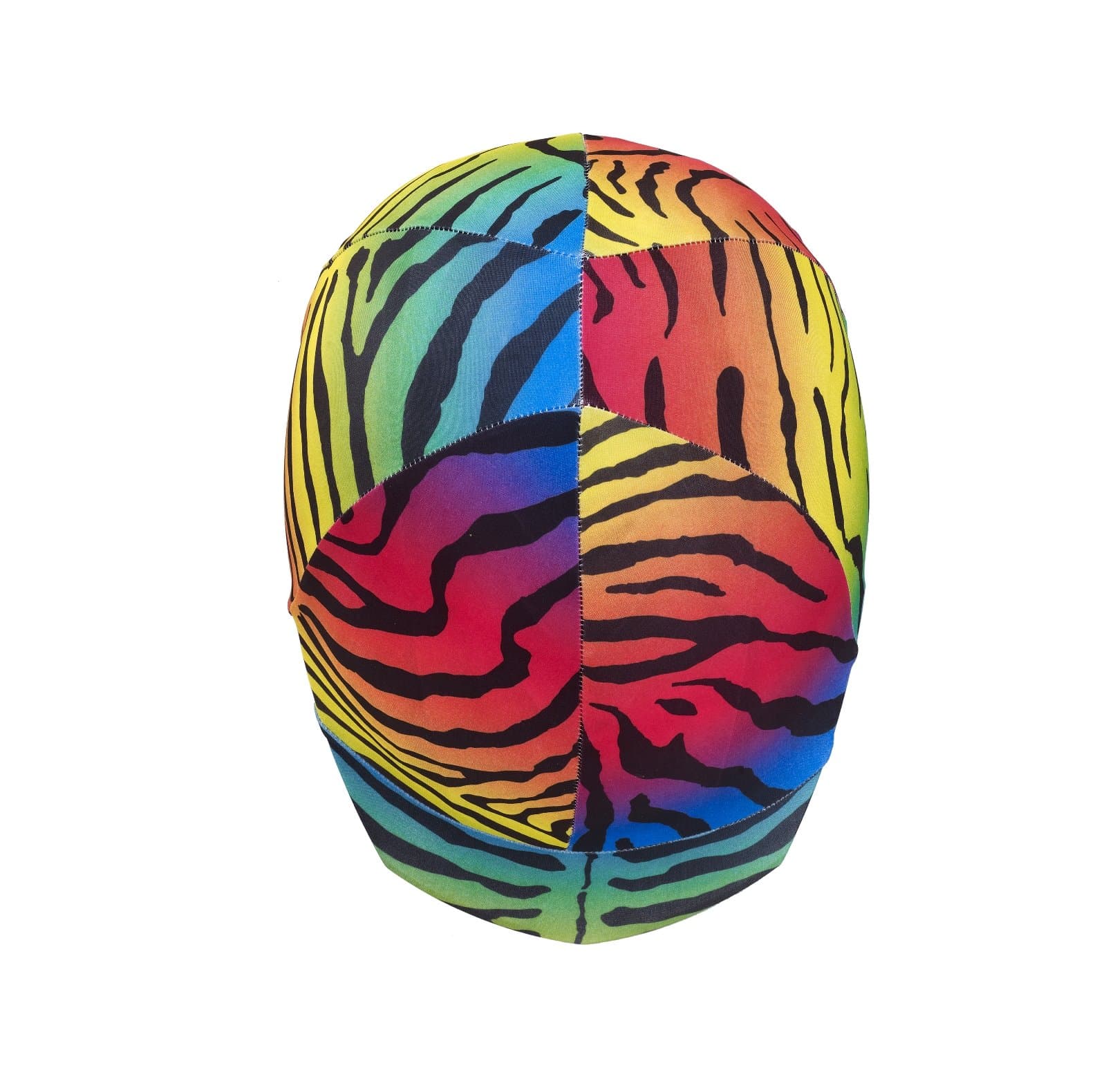 Zocks Print Helmet Cover by OV - (466 Rainbow Zebra, One)