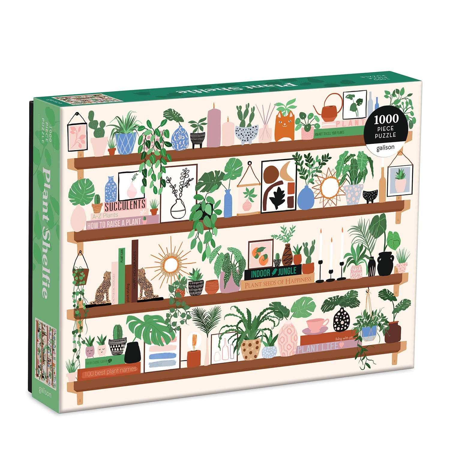 Galison Plant Shelfie 1000 Piece Puzzle