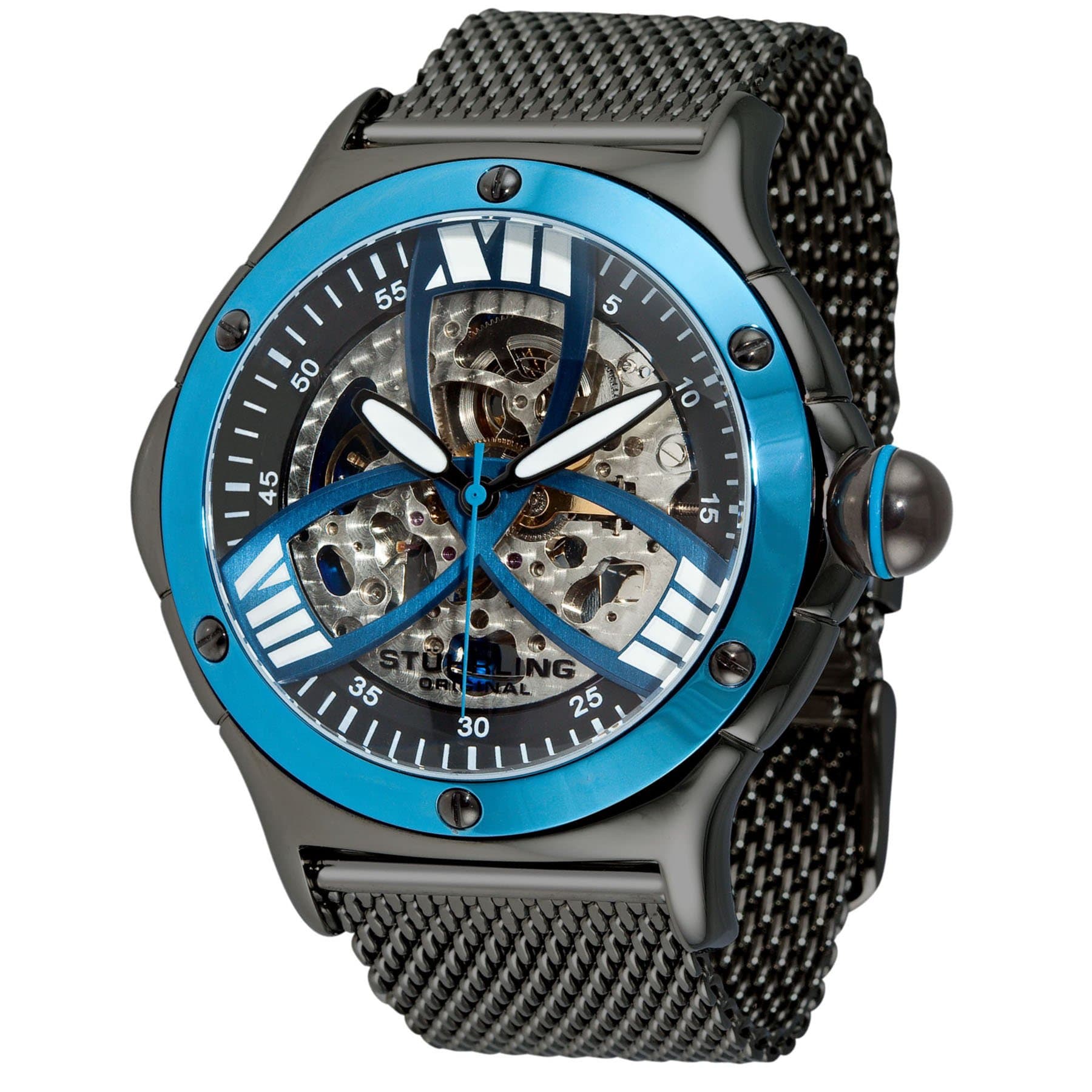 Stuhrling Original Men's 4ATB.332L951 Lifestyle Alpine Slalom Automatic Skeleton Watch