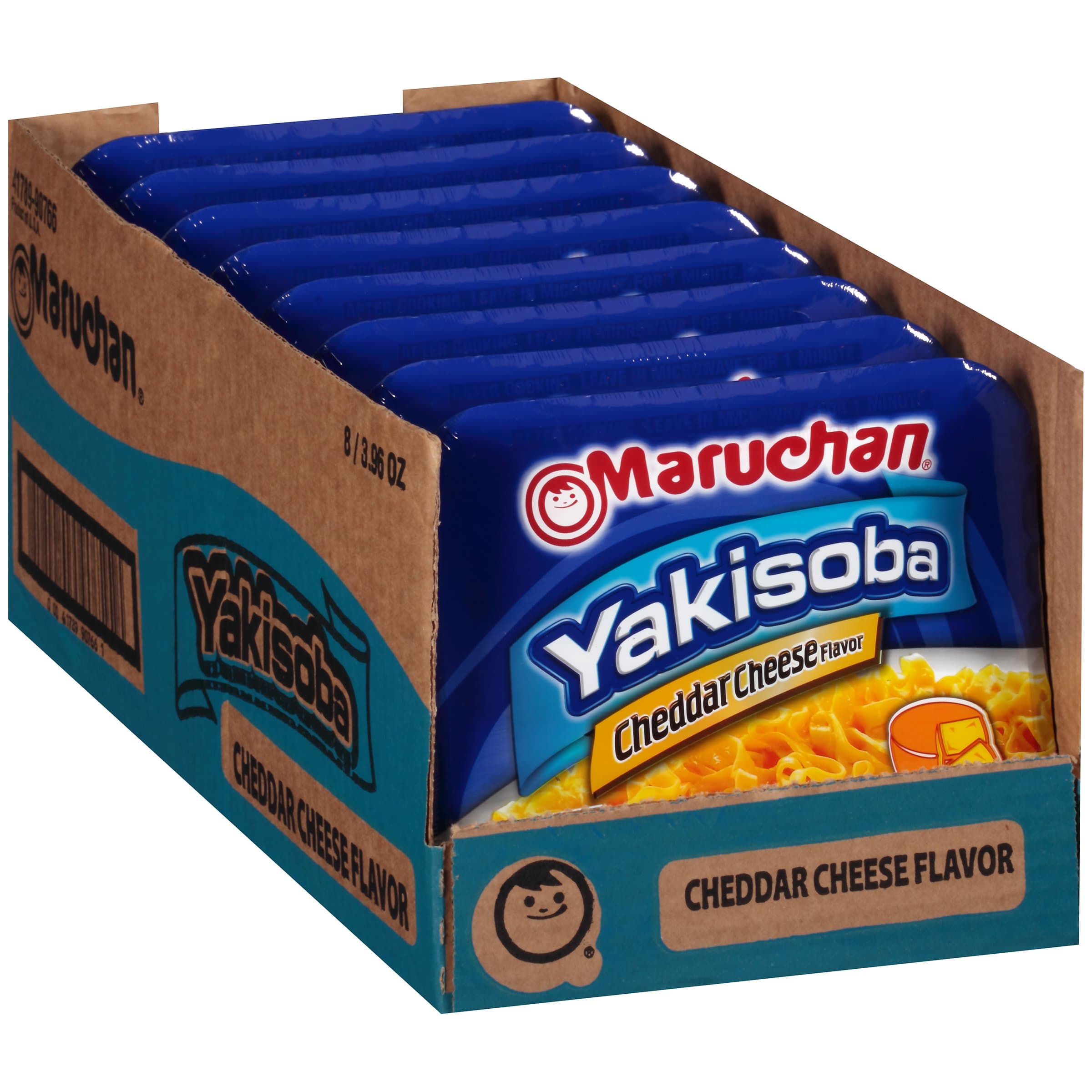 Yakisoba Cheddar Cheese Flavor, 3.96 Oz, Pack of 8, (4178990766)