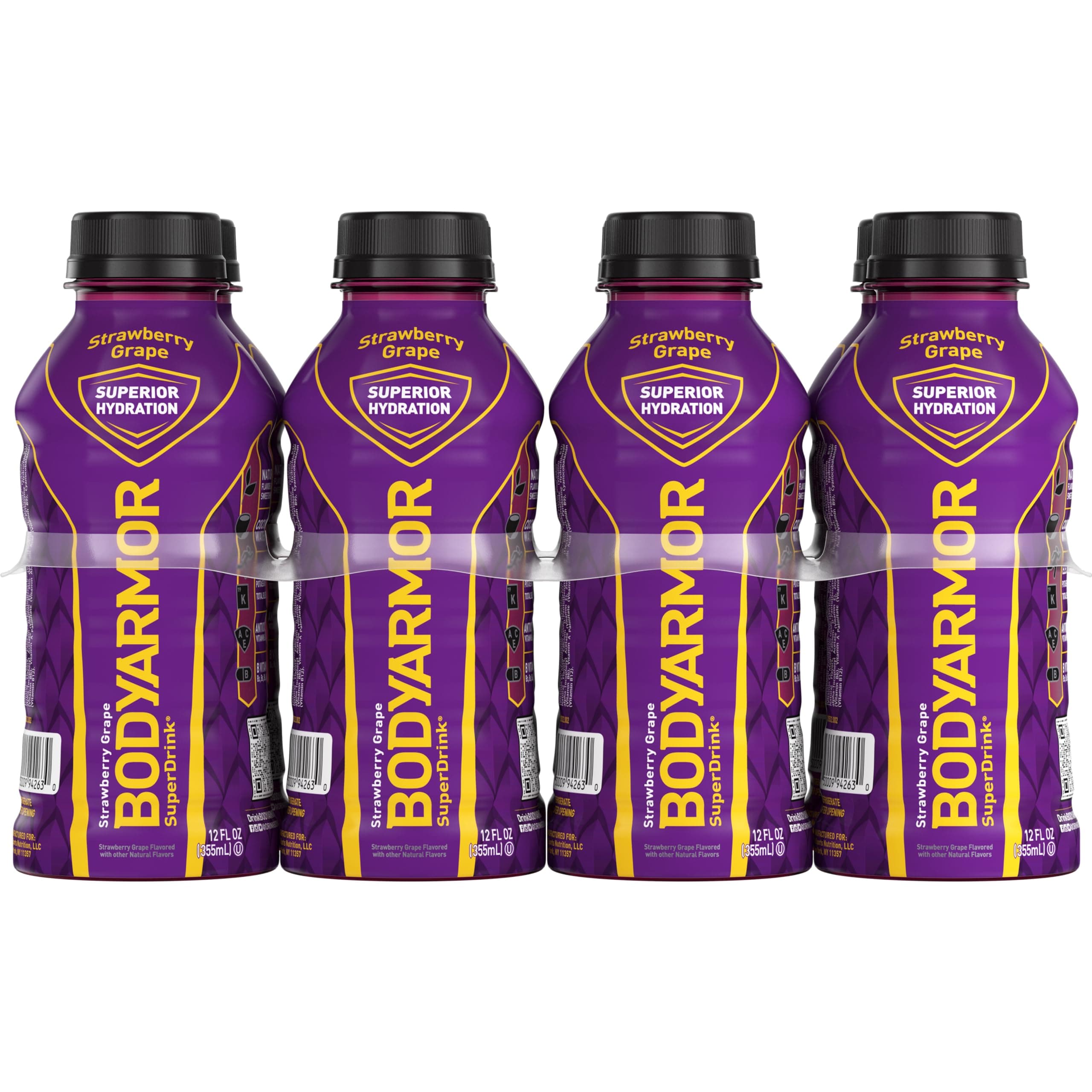 Sports Drink, Mamba Forever, Strawberry Grape 12 Fl Oz, 8pk