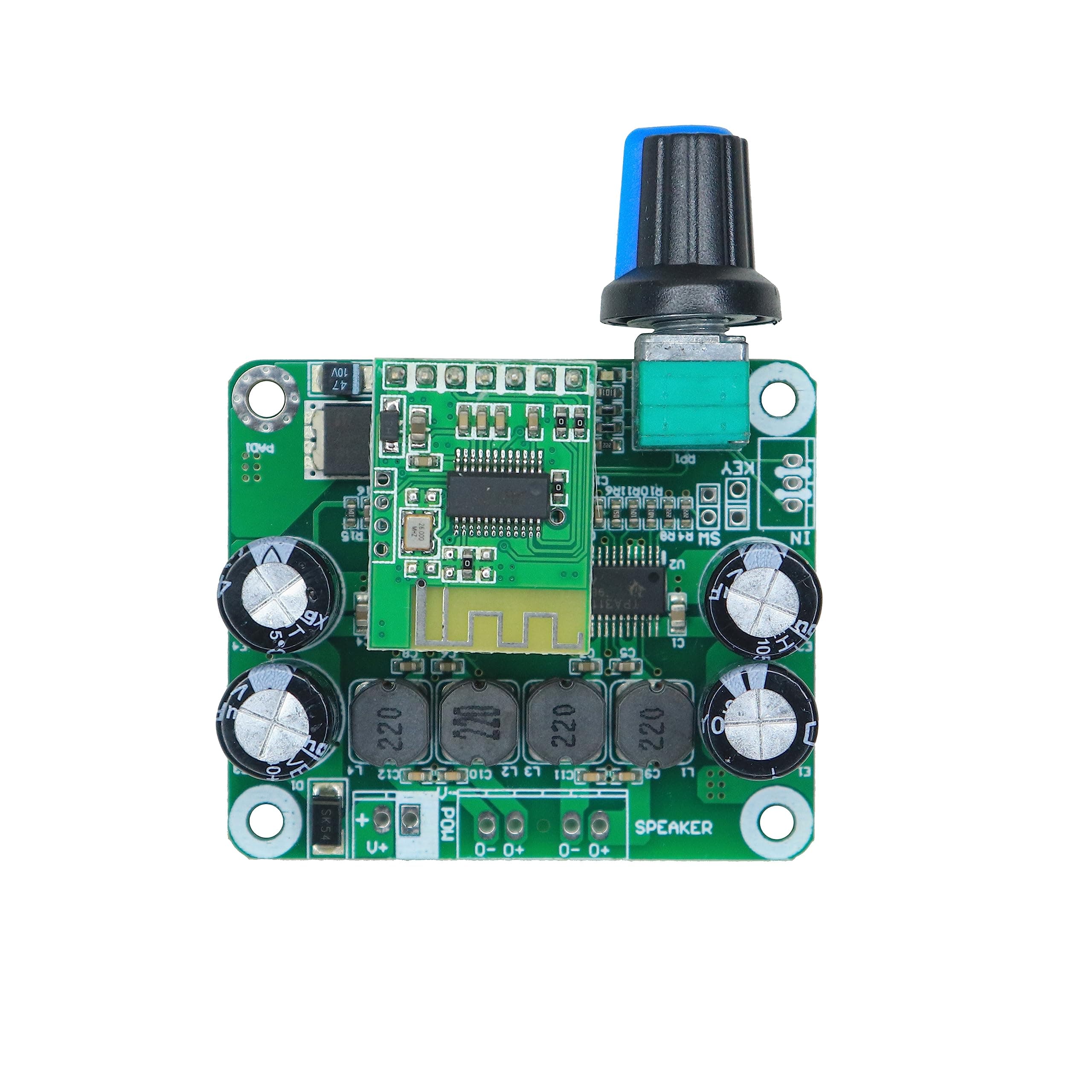 Electronic Spices Digital Audio Power Amplifier Board 12V-24V TPA3110 30W+30W Car for USB Speaker Portable Speaker Bluetooth 4.2