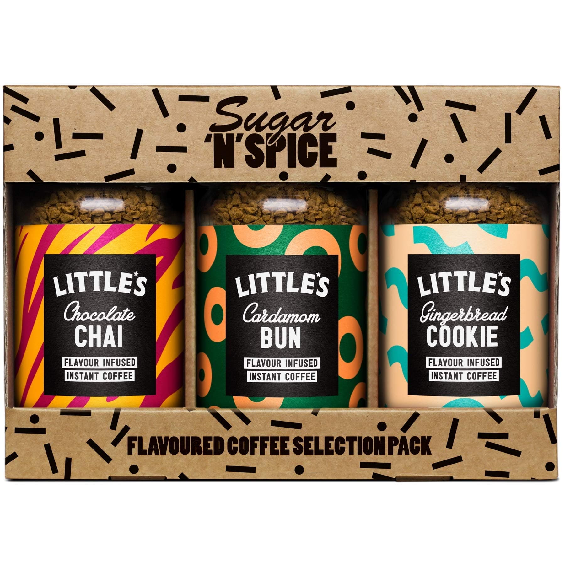 Little's Speciality Coffees Sugar 'n' Spice Flavoured Instant Coffee Gift Set 3x50g