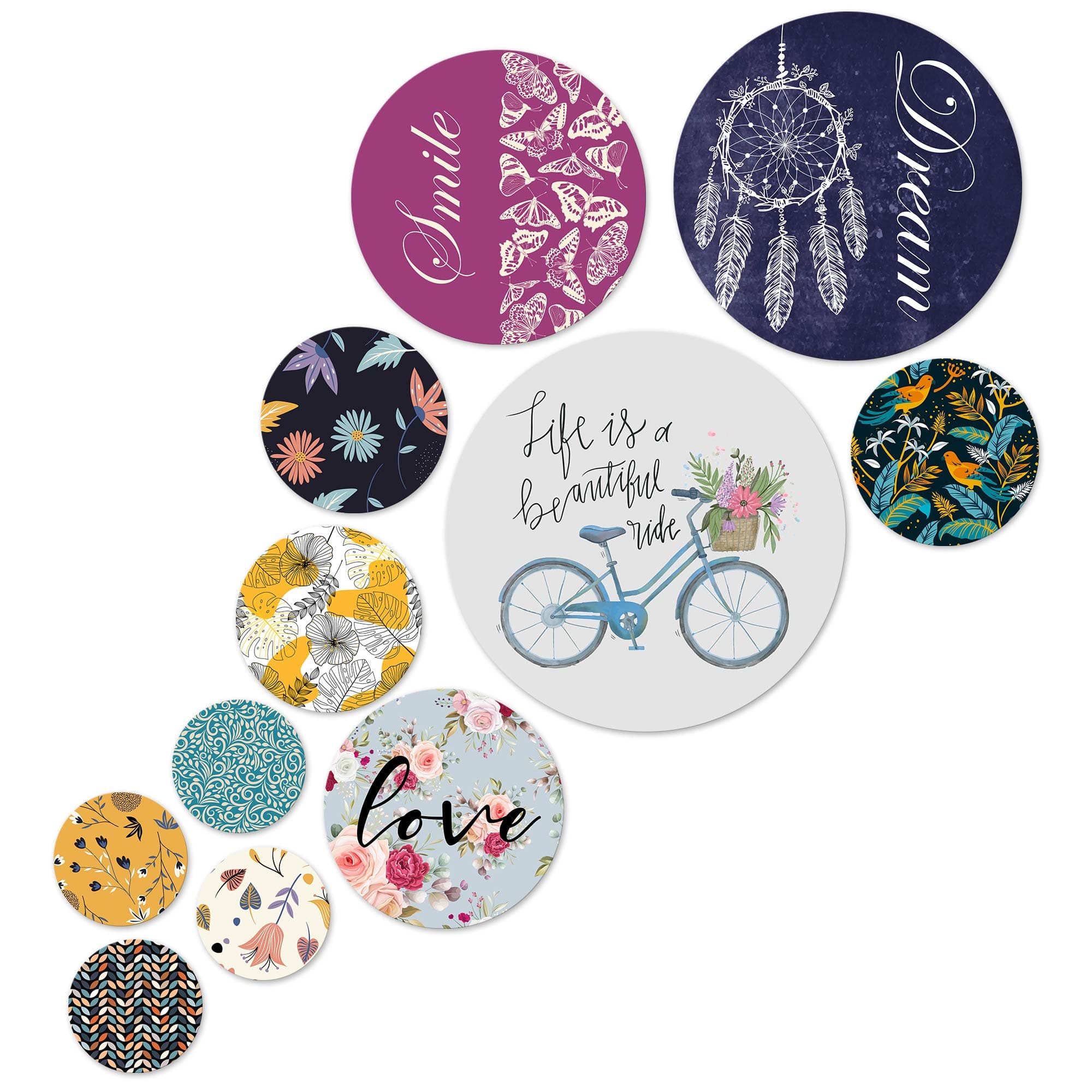 RAG28 Wooden Wall Decor Set of 11 (SPW1)