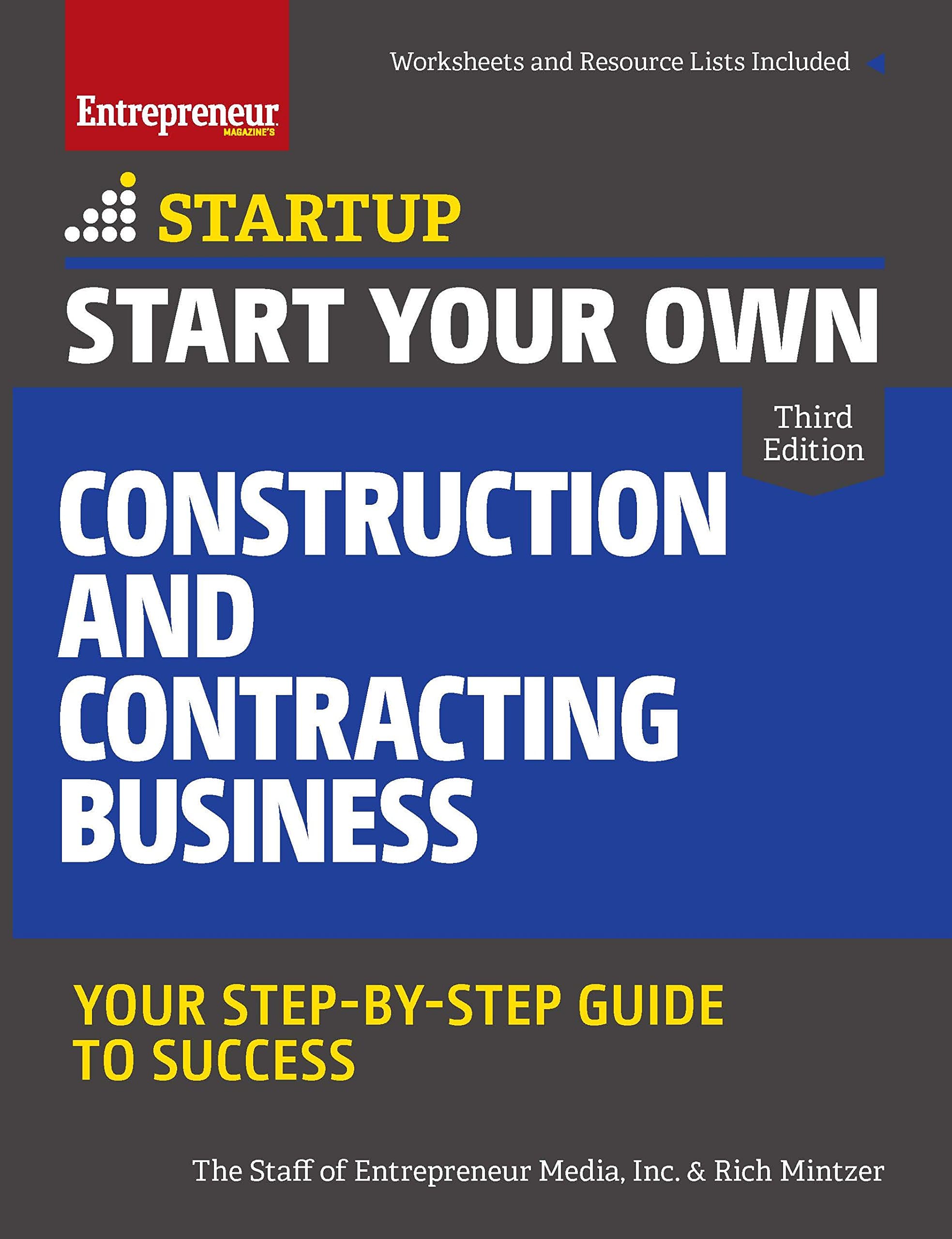 Start Your Own Construction and Contracting Business: Your Step-by-Step Guide to Success (StartUp Series) Paperback – July 12, 2016