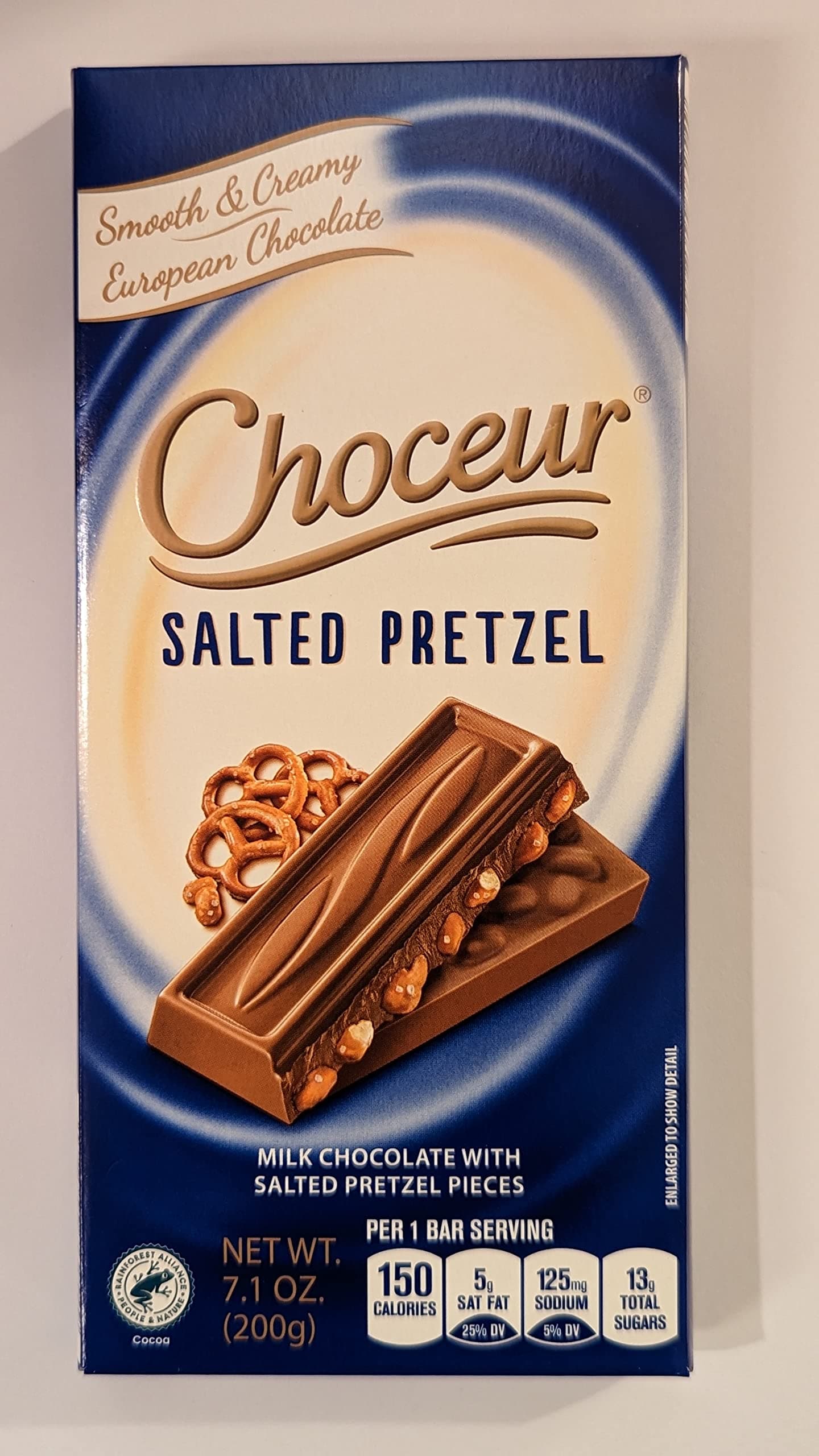 Choceur Smooth & Creamy European Chocolate: Crunchy Salted Caramel, Milk Caramel, Salted Pretzel (Salted Pretzel)