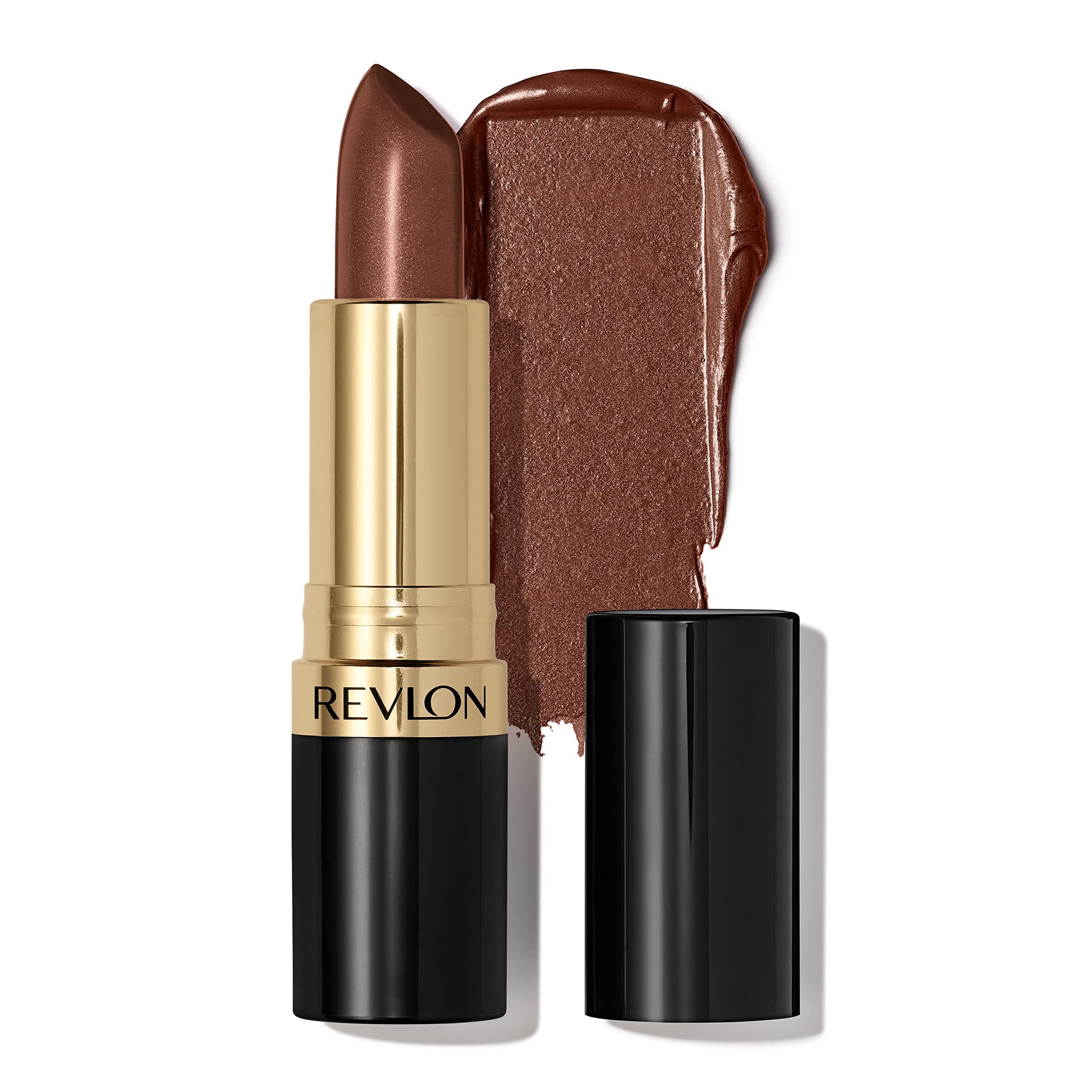 REVLON Lipstick , Super Lustrous Lipstick, High Impact Lipcolor with Moisturizing Creamy Formula, Infused with Vitamin E and Avocado Oil, 315 Iced Mocha