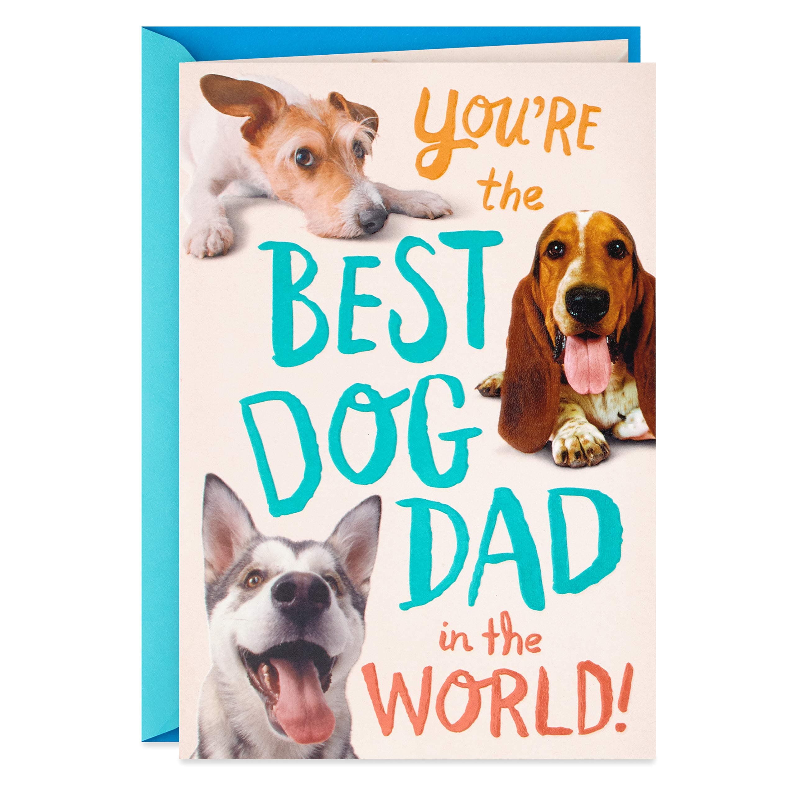 Hallmark Funny Father's Day Card from Dog (Best Dog Dad)