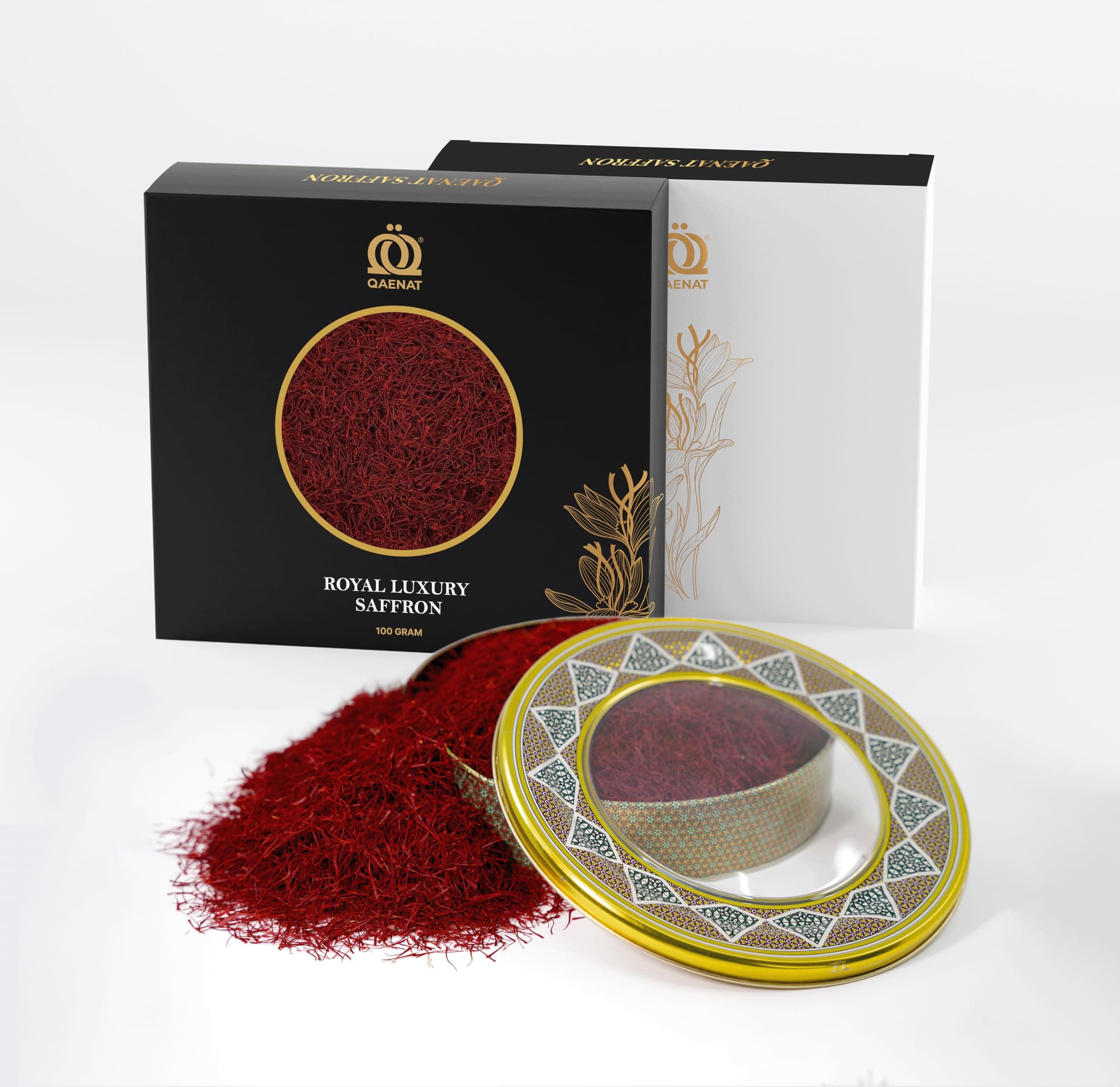 Saffron Royal Luxury – Premium All‑Red Super Negin Threads | Pure & certified Kesar |(100g)