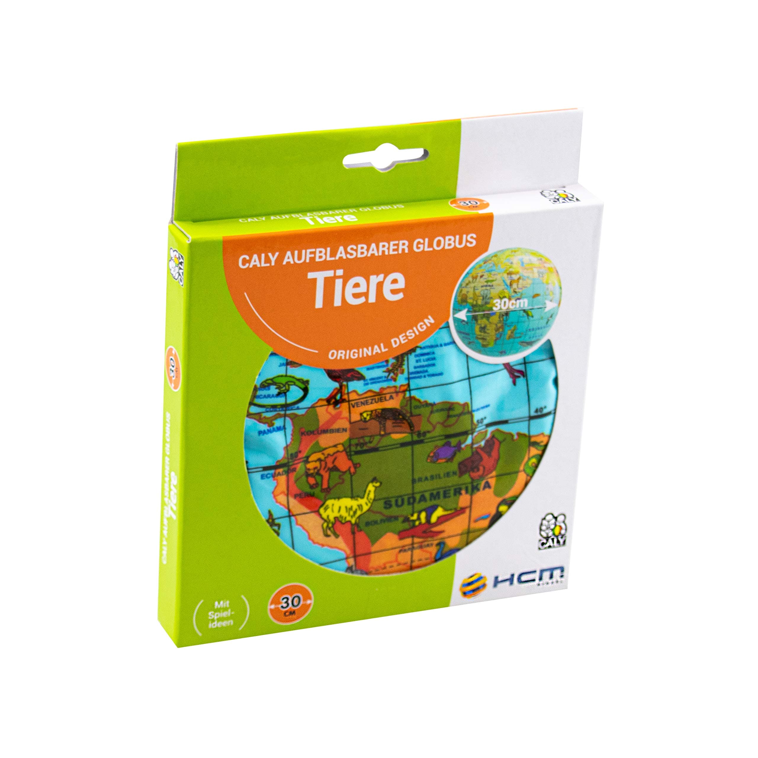 Caly 76115 30 cm Animals Inflatable Globe