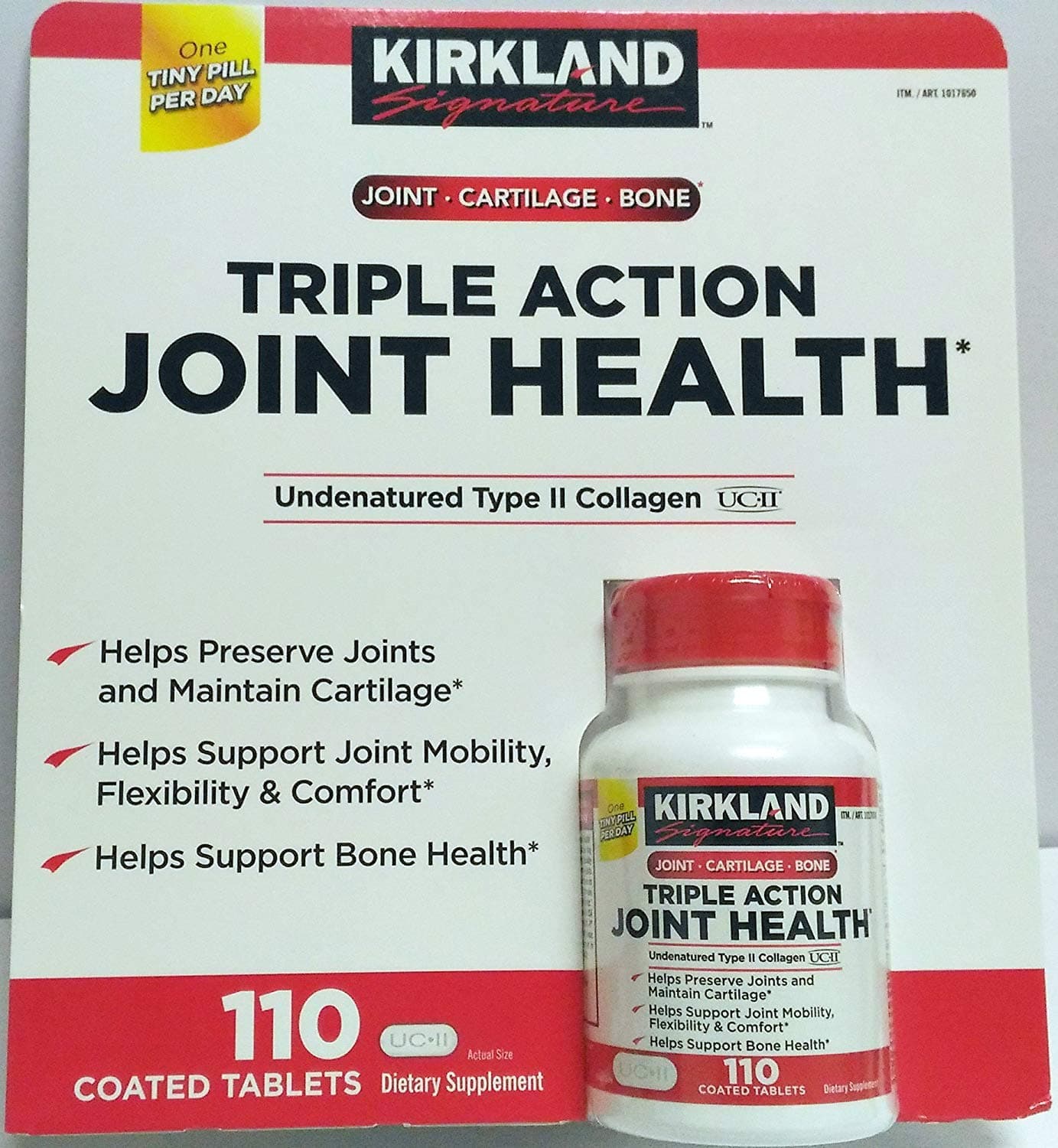 Triple Action Joint Health Type II Collagen, Boron and HA - 110 Count