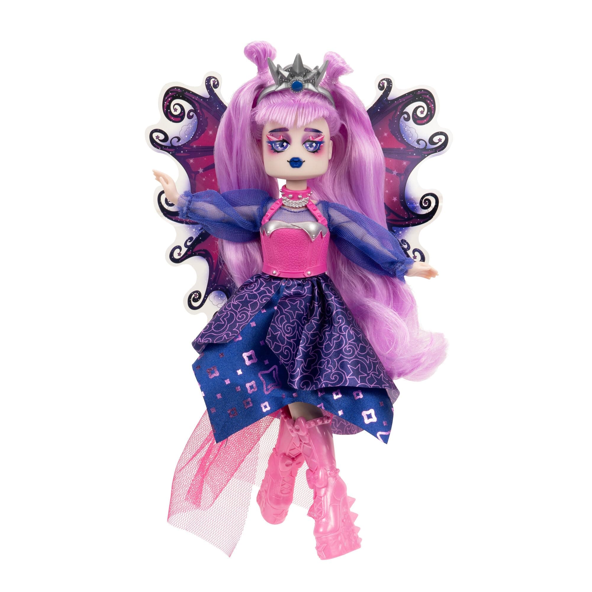 Royale High 9" Fashion Doll - Dark Fairy, Wave 1, Series 1 Doll - Includes Fairy Journal, Comb, and Virtual Item Code - Ages 5+