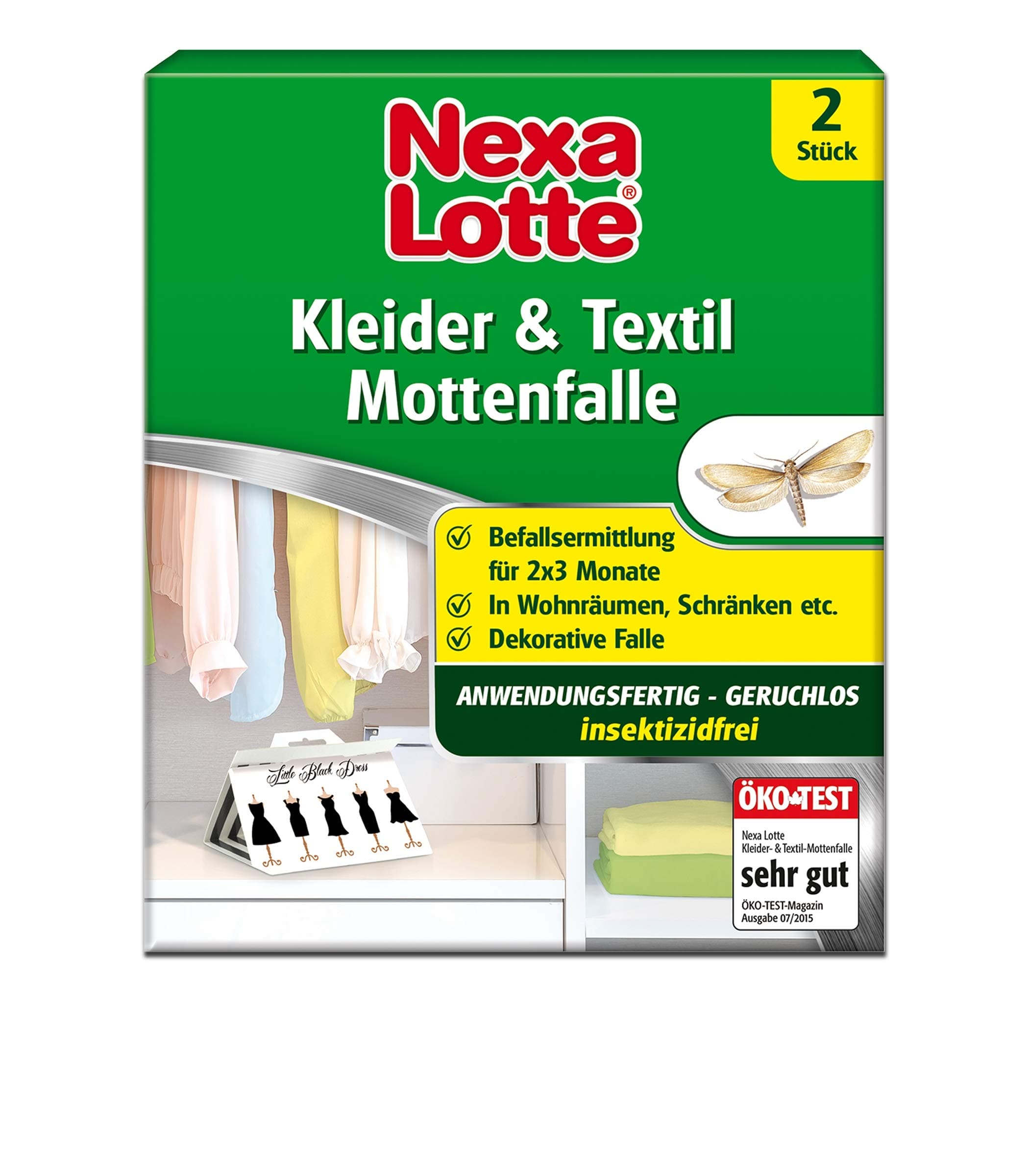 Clothes & Fabric Moth Trap – Pack of 2