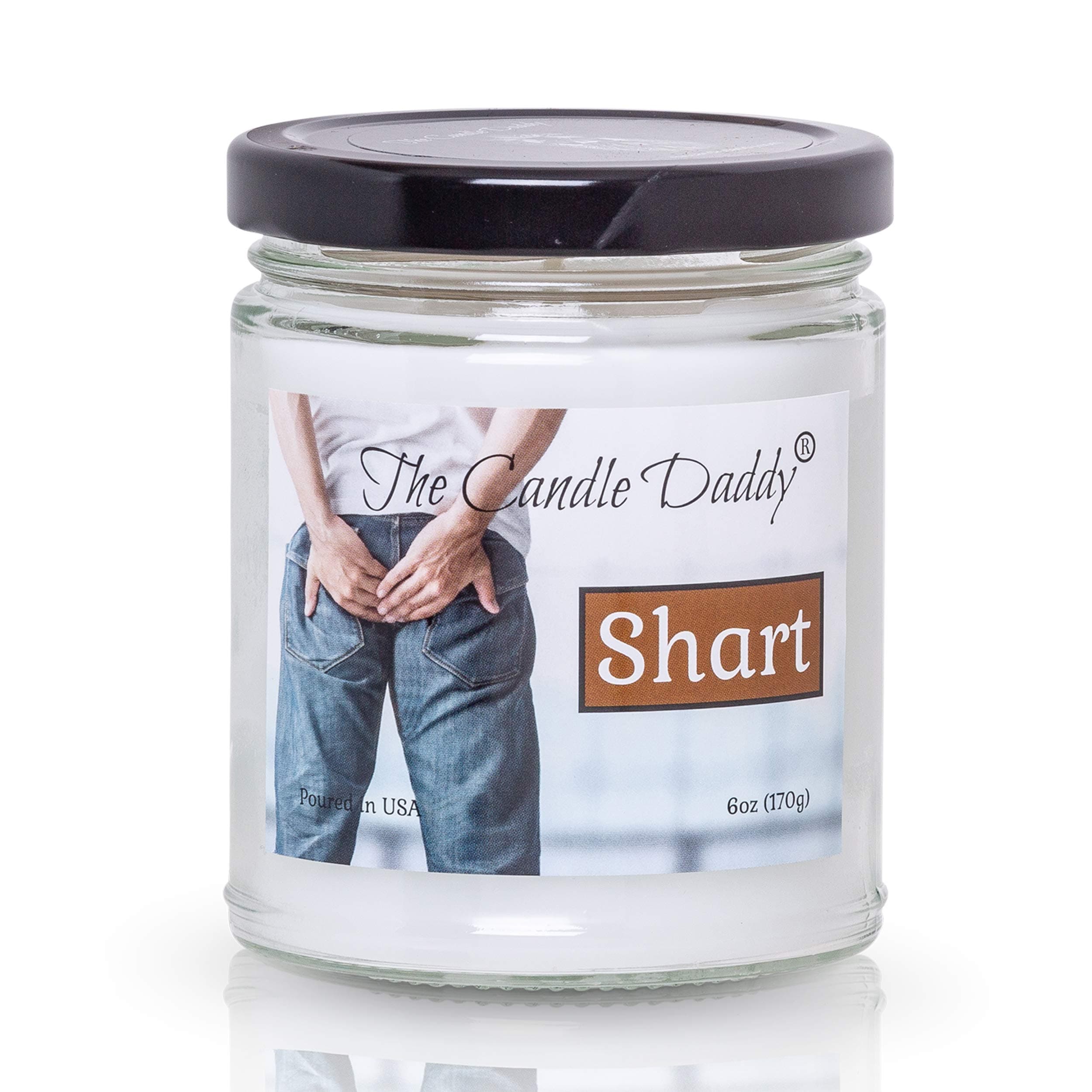 Shart - Terrible Near Turd Scented Melt- Maximum Scent - Funny 6 oz Jar Candle- 40 Hour Burn time Hilarious Prank Gag Gift for Him Her Best Friend BFF Joke Candle