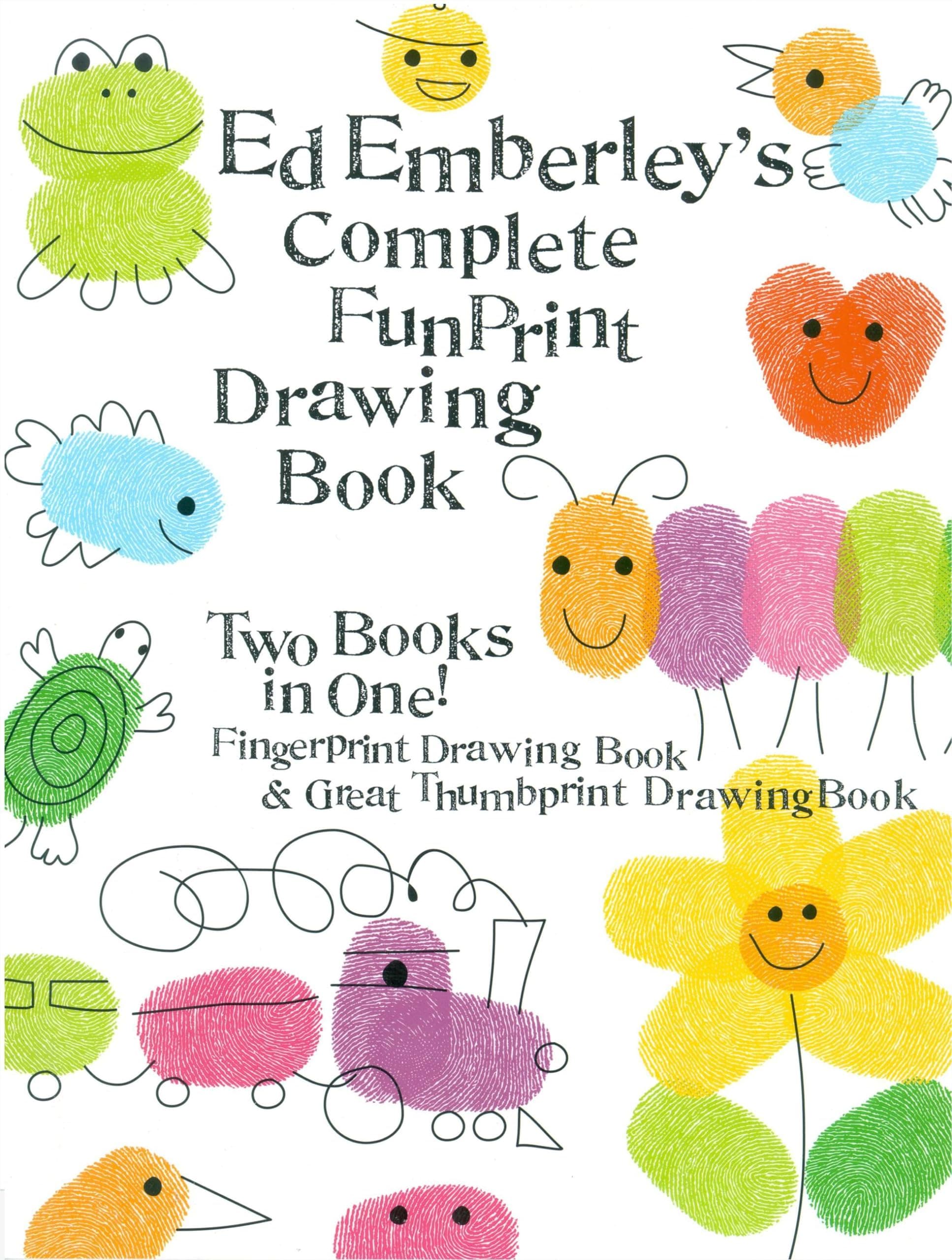 Ed Emberley's Complete Funprint Drawing Book: Fingerprint Drawing Book & Great Thumbprint Drawing Book