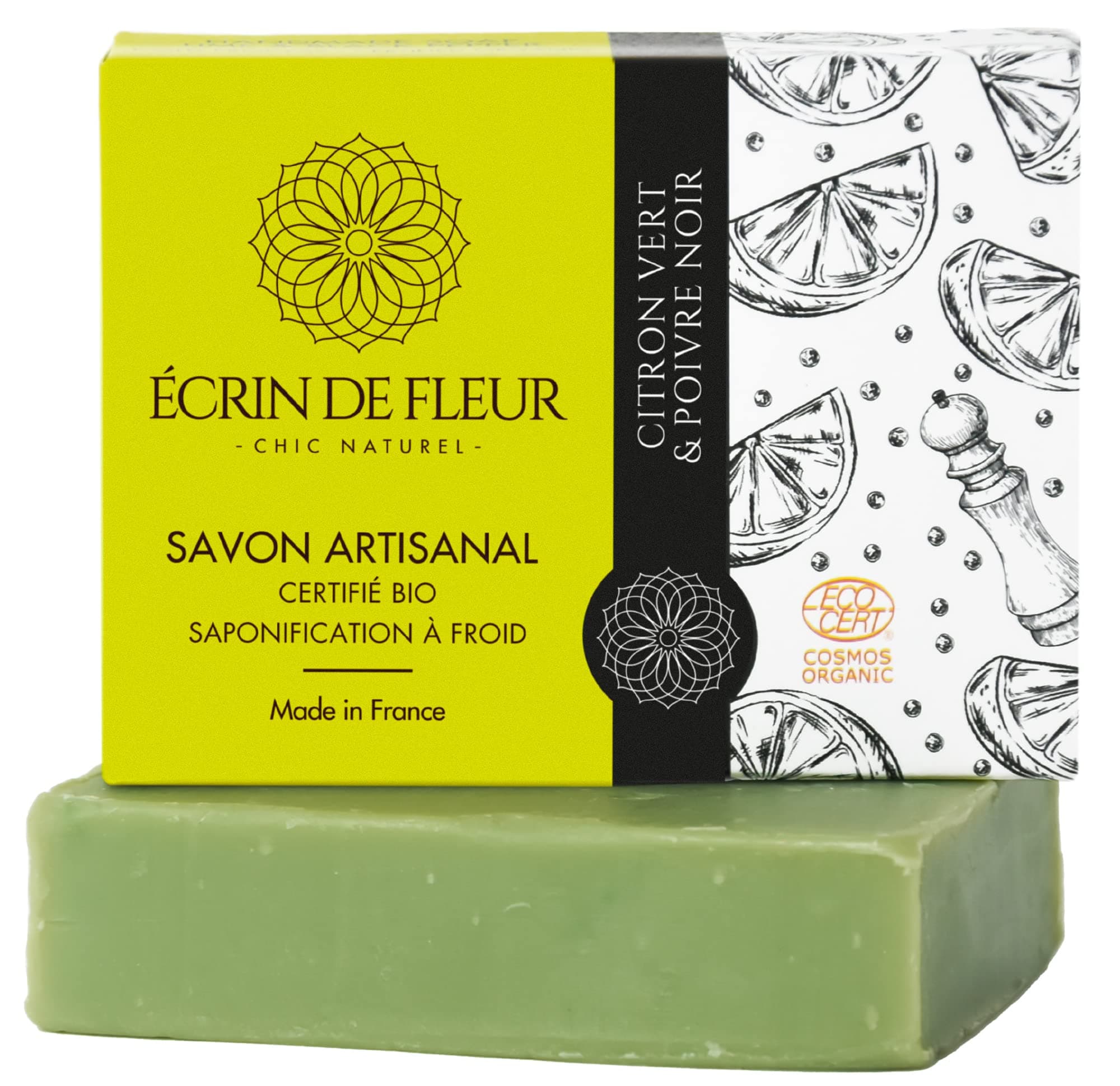 ÉCRIN DE FLEUR Savon Citron Vert & Poivre Nero 1 confezione