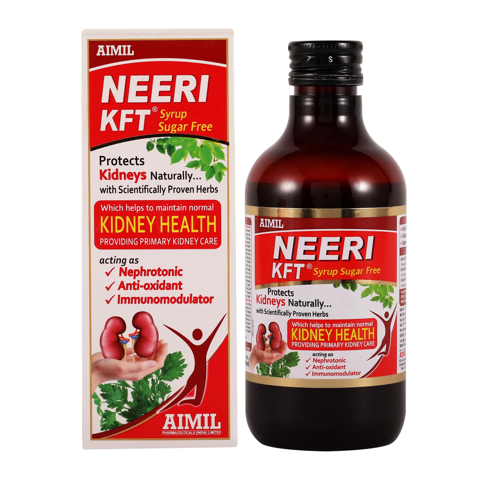AIMIL Neeri KFT Syrup Sugar Free - 200ml (Pack of 1)