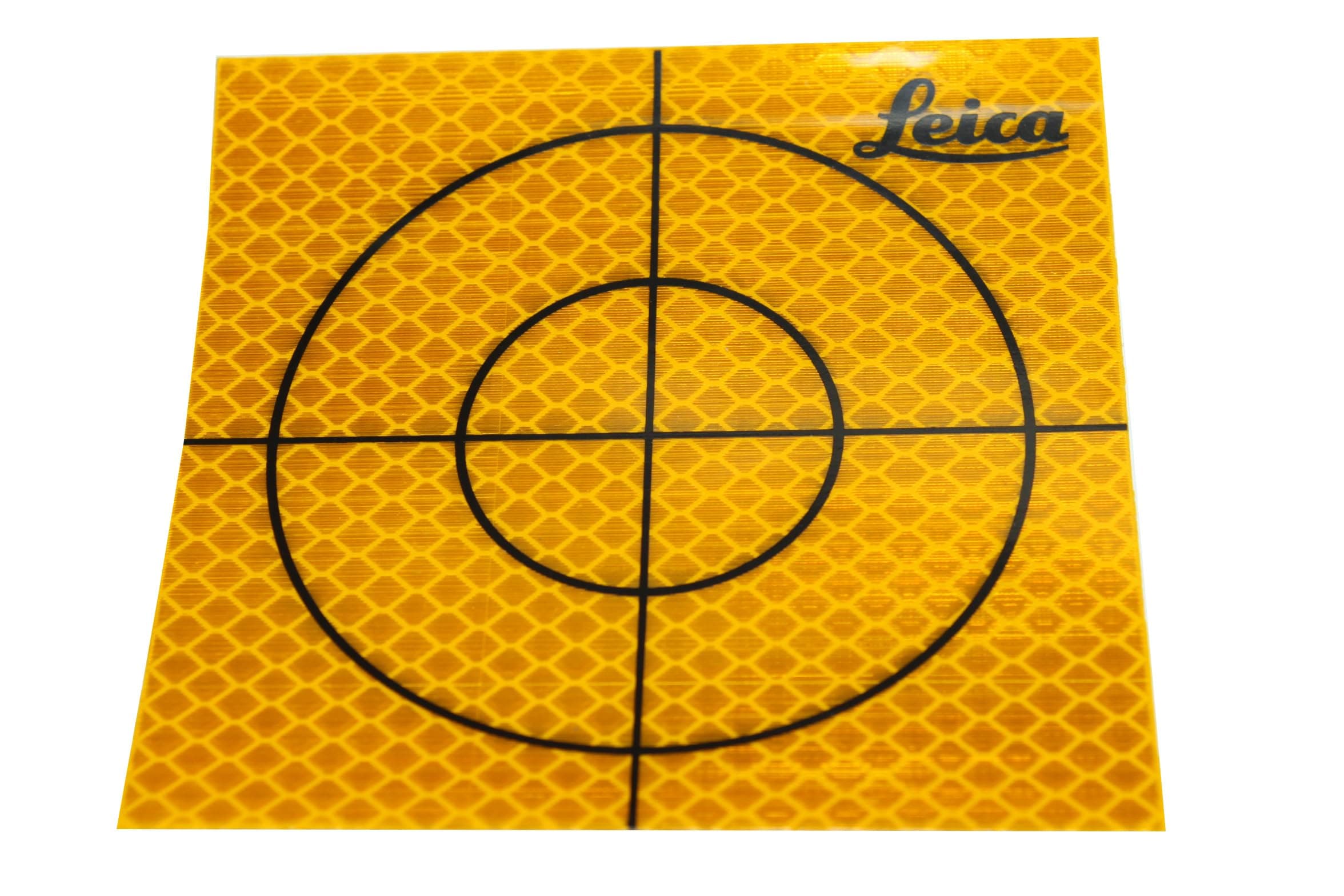 Reflective Tape Survey Targets (100pcs 30X30mm, Yellow)