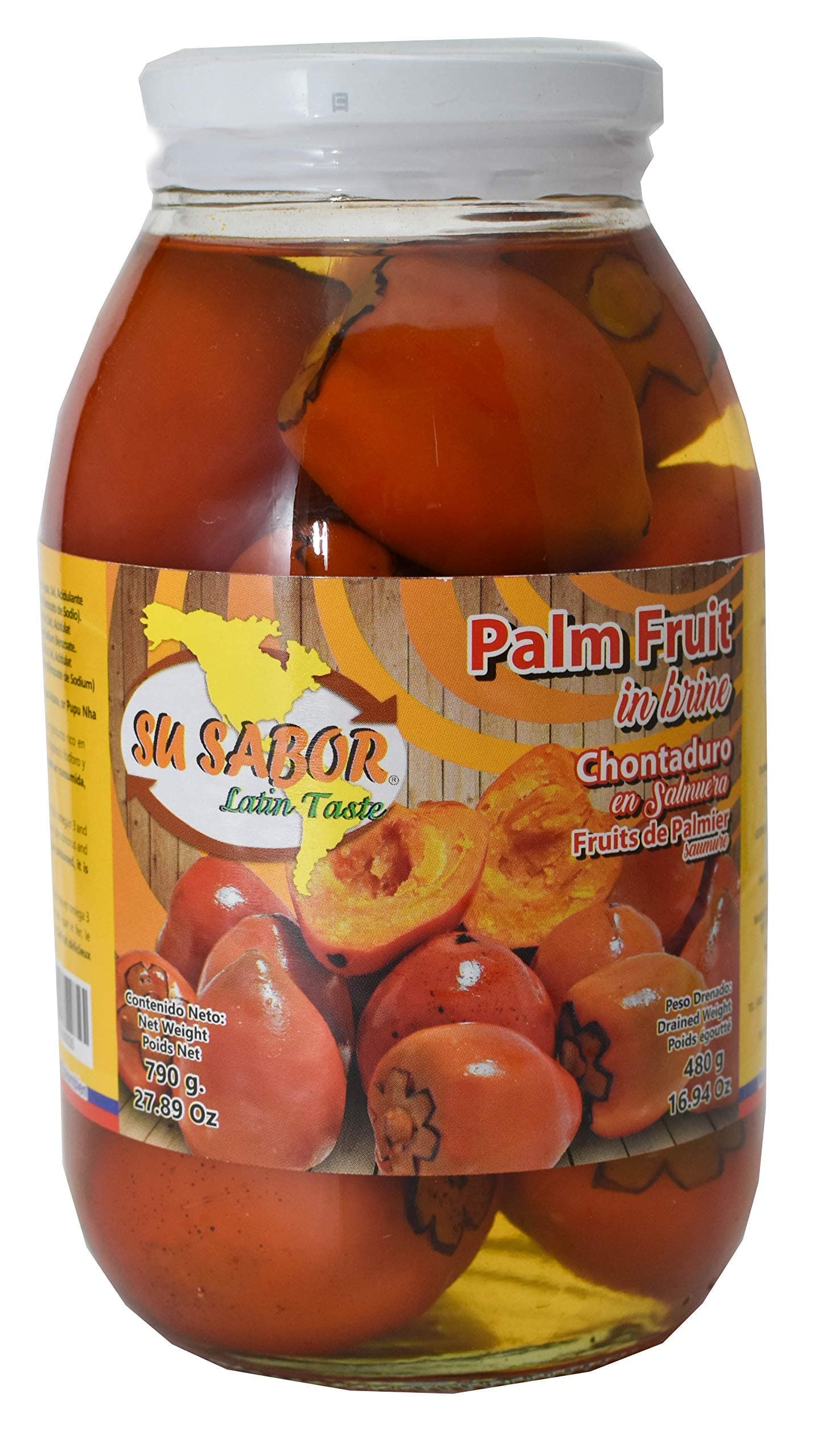 Su Sabor Palm Fruit in Brine / Chontaduro 27.89 Ounces