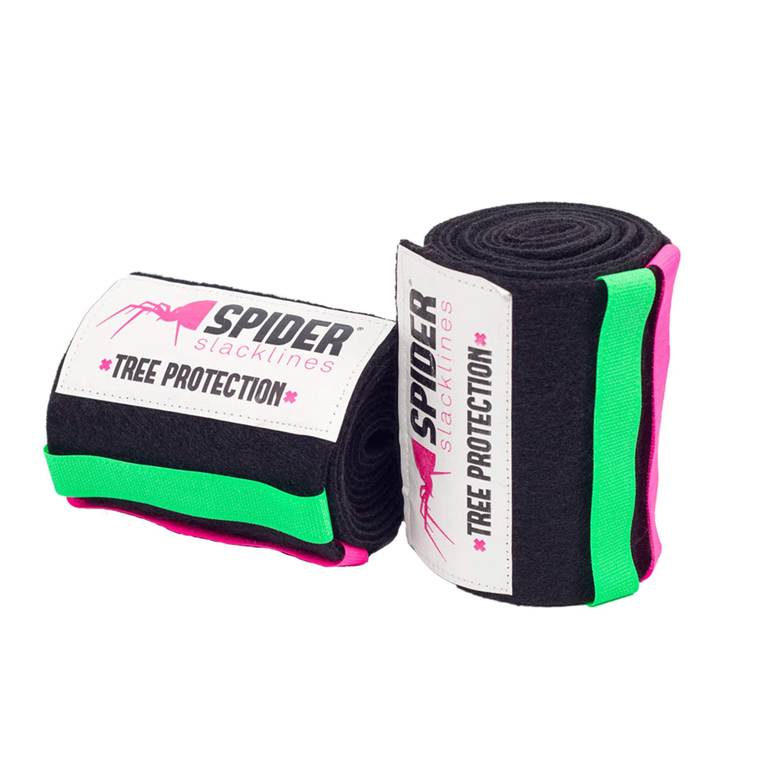 Tree protection XL with line supports, abrasion-resistant fabric, 4 Velcro strips, 200 cm, compatible with all Spider slacklines