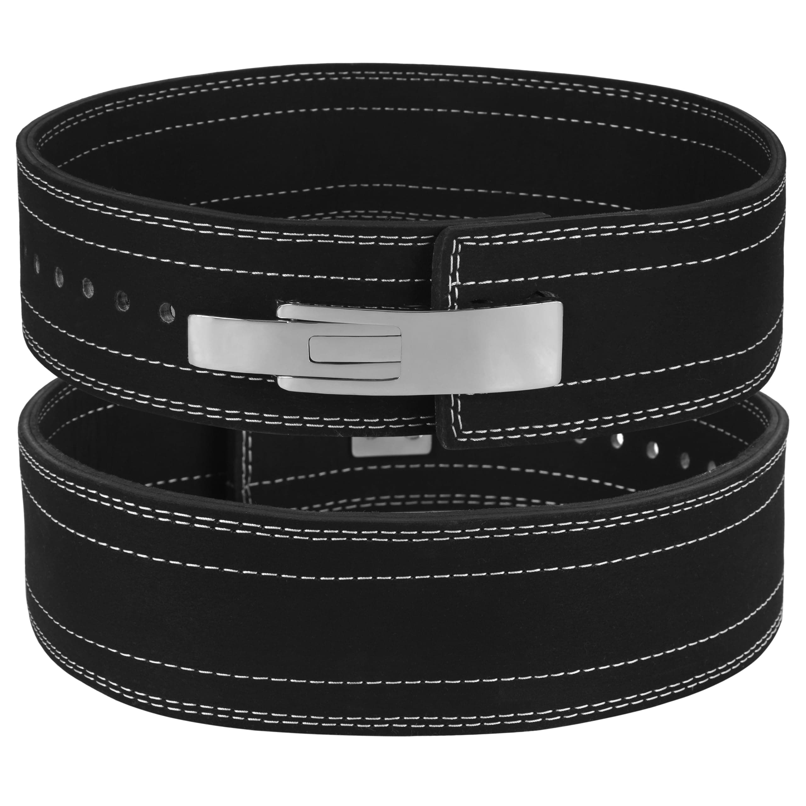 Powerlifting Belts Lever Belt For Men and Women 10mm IPF Thick Leather Weight Lifting Belt Ideal for Gym Belts Training Weightlifting and Bodybuilding Squats and Deadlifts