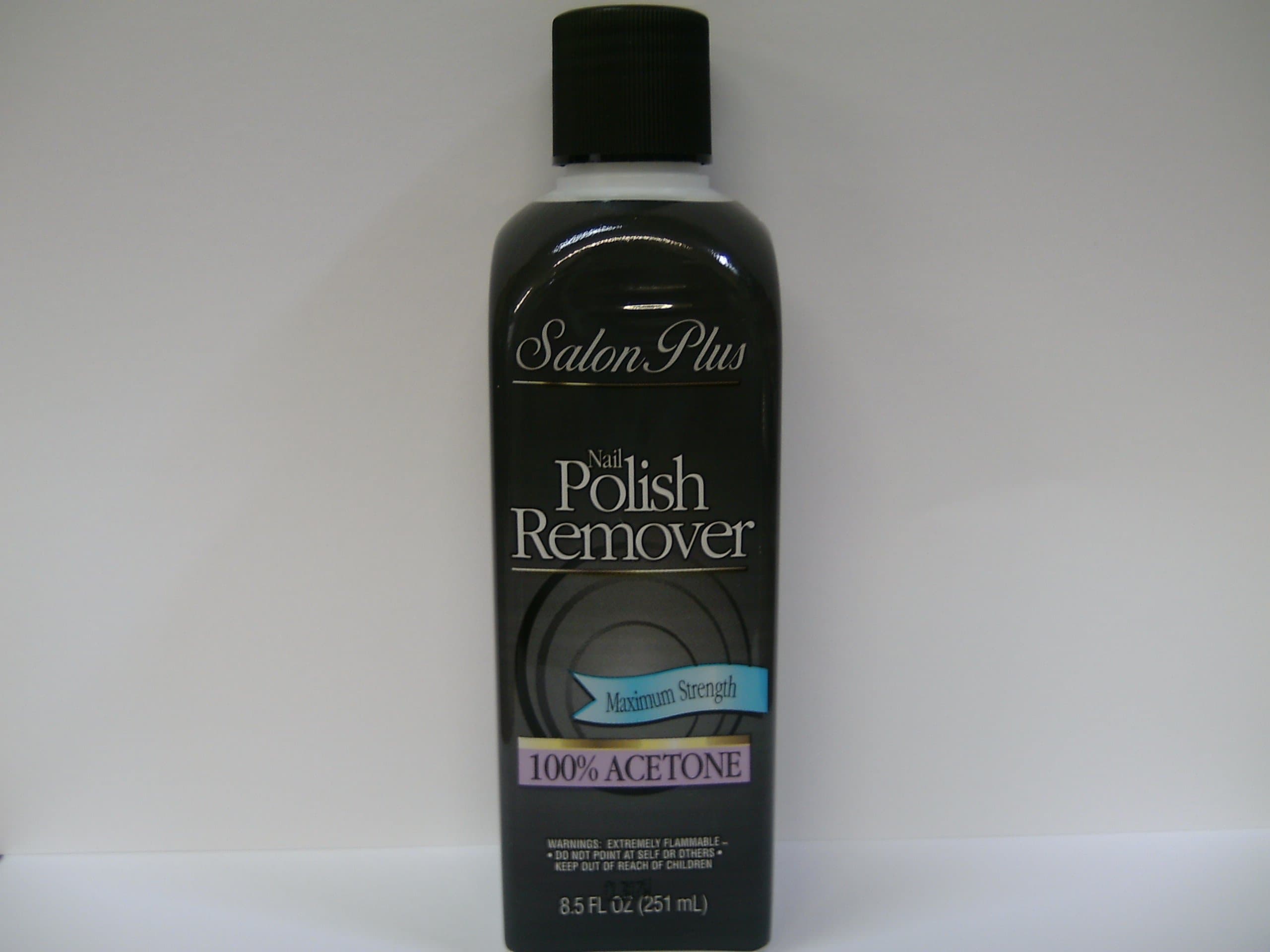 SALON PLUS MAXIMUM STRENGTH 100% ACETONE POLISH REMOVER