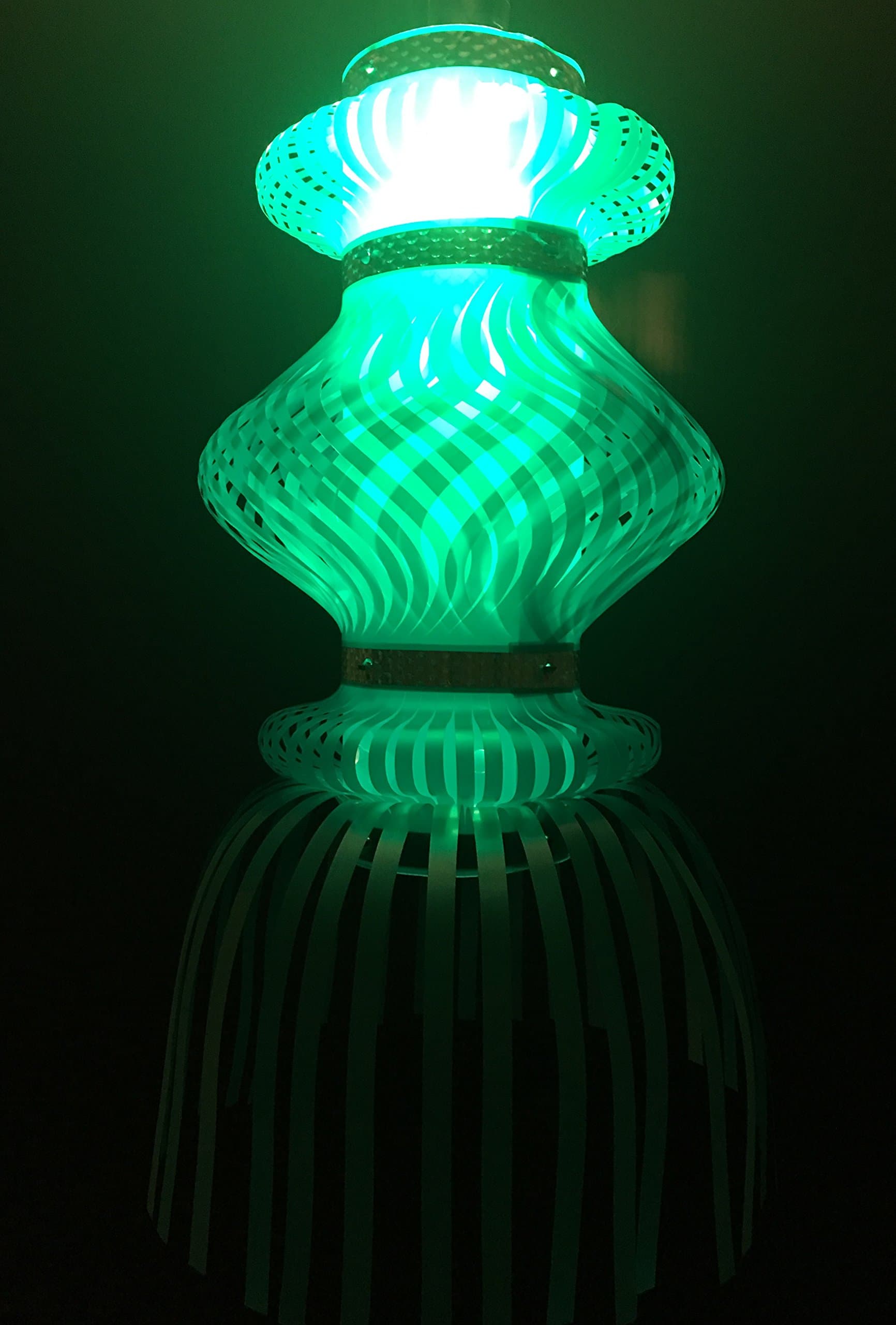 Diwali Plastic Akash Kandil, Diwali Lampshade & FREE 2 Day Shipping (Green)