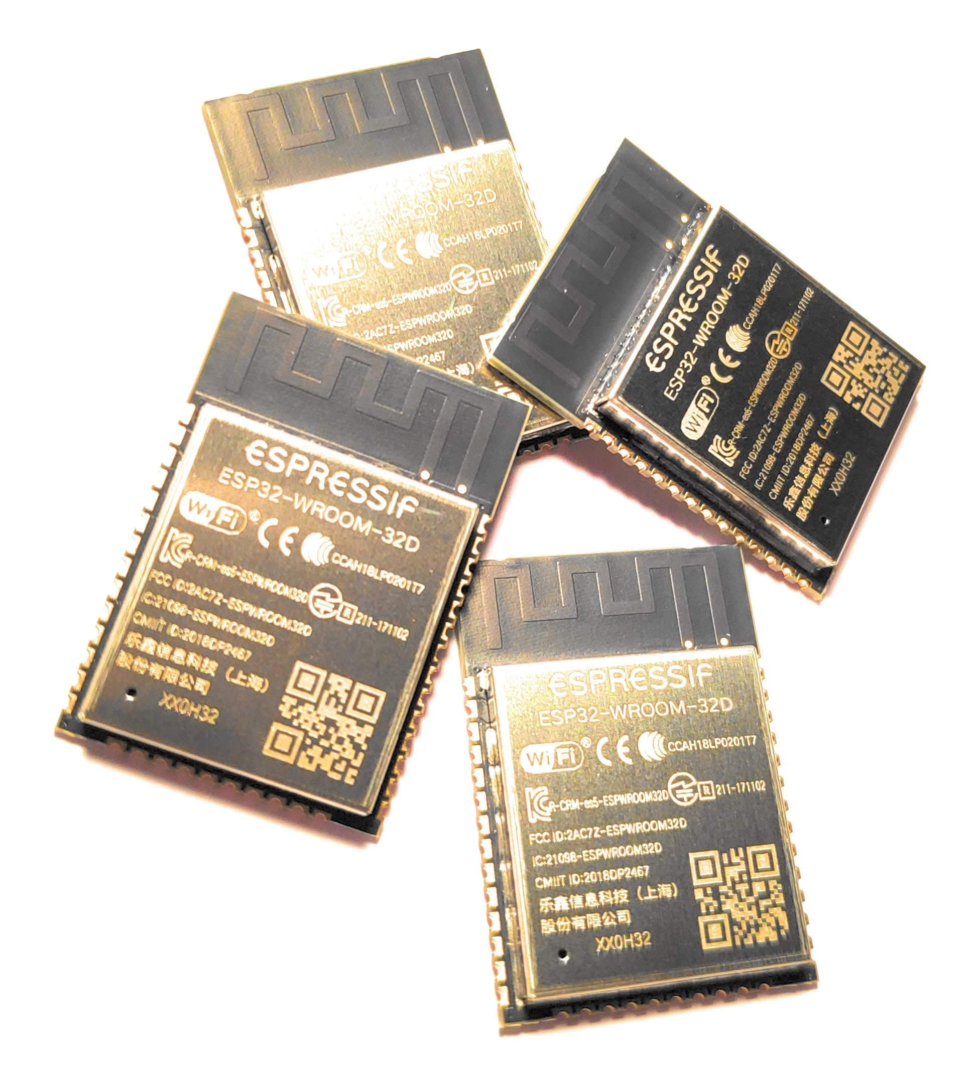 Espressif 4pcs ESP32-WROOM-32D, ESP32 WIFI+BT+BLE Module