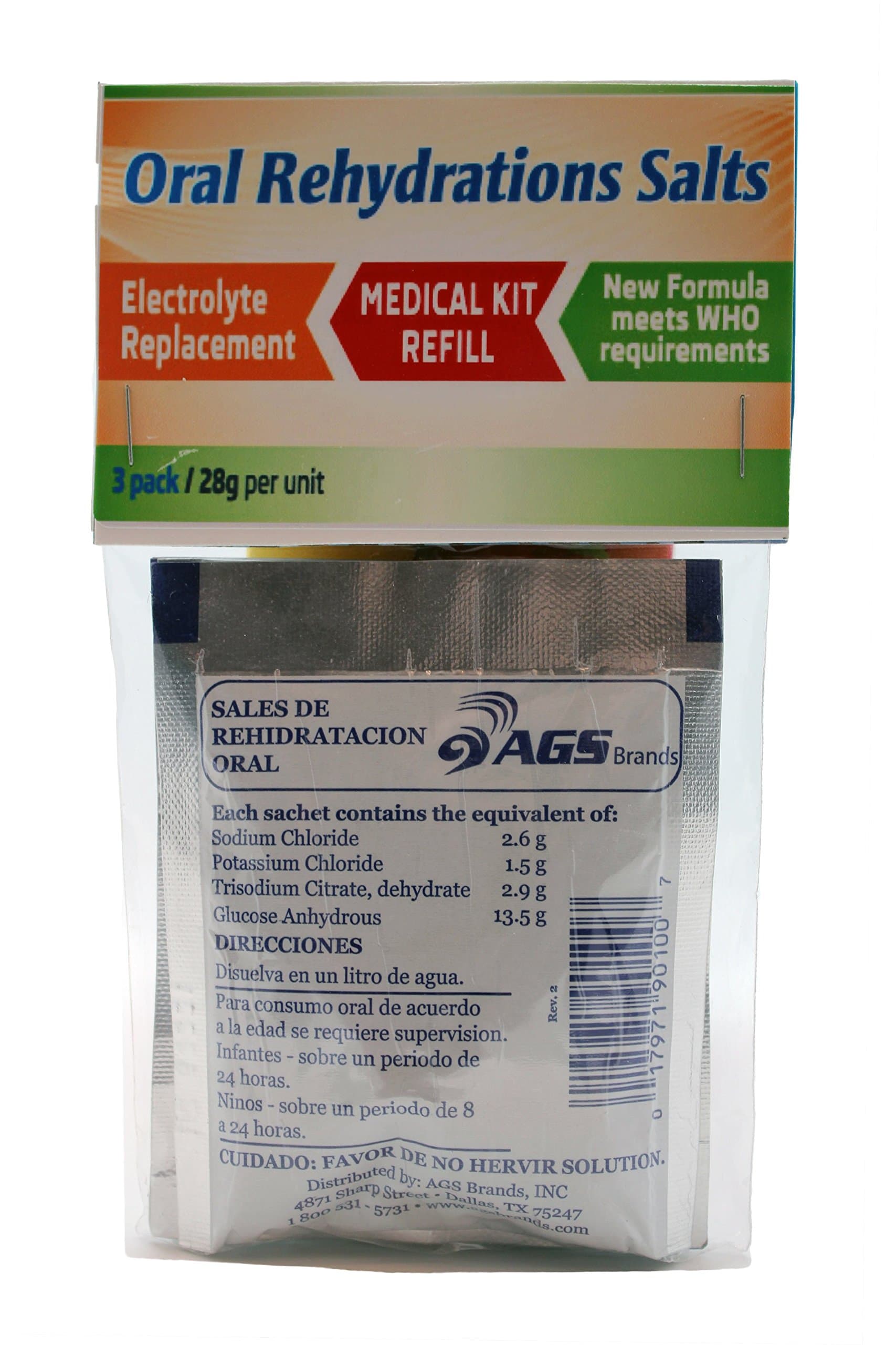 Oral Rehydration Salts, 3 Pack