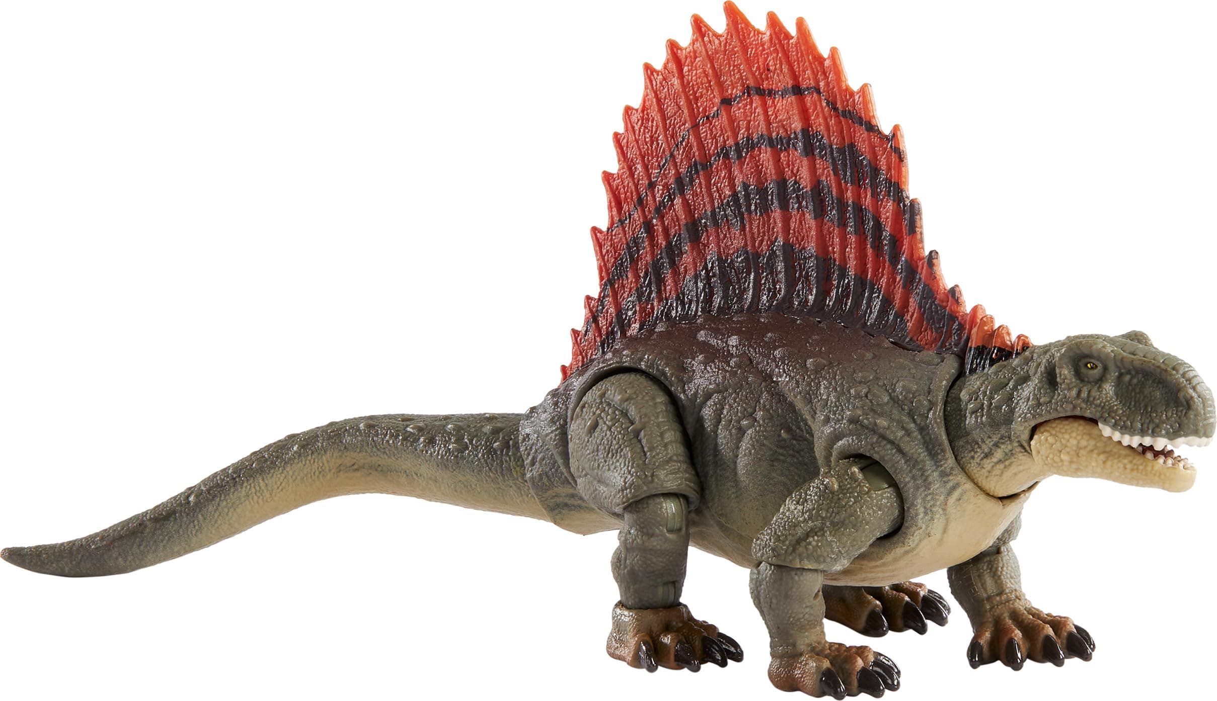 Mattel Jurassic World Dominion Hammond Collection Dinosaur Action Figure, Dimetrodon Dino Toy with Articulation & Large Jaw, 7.6-inch