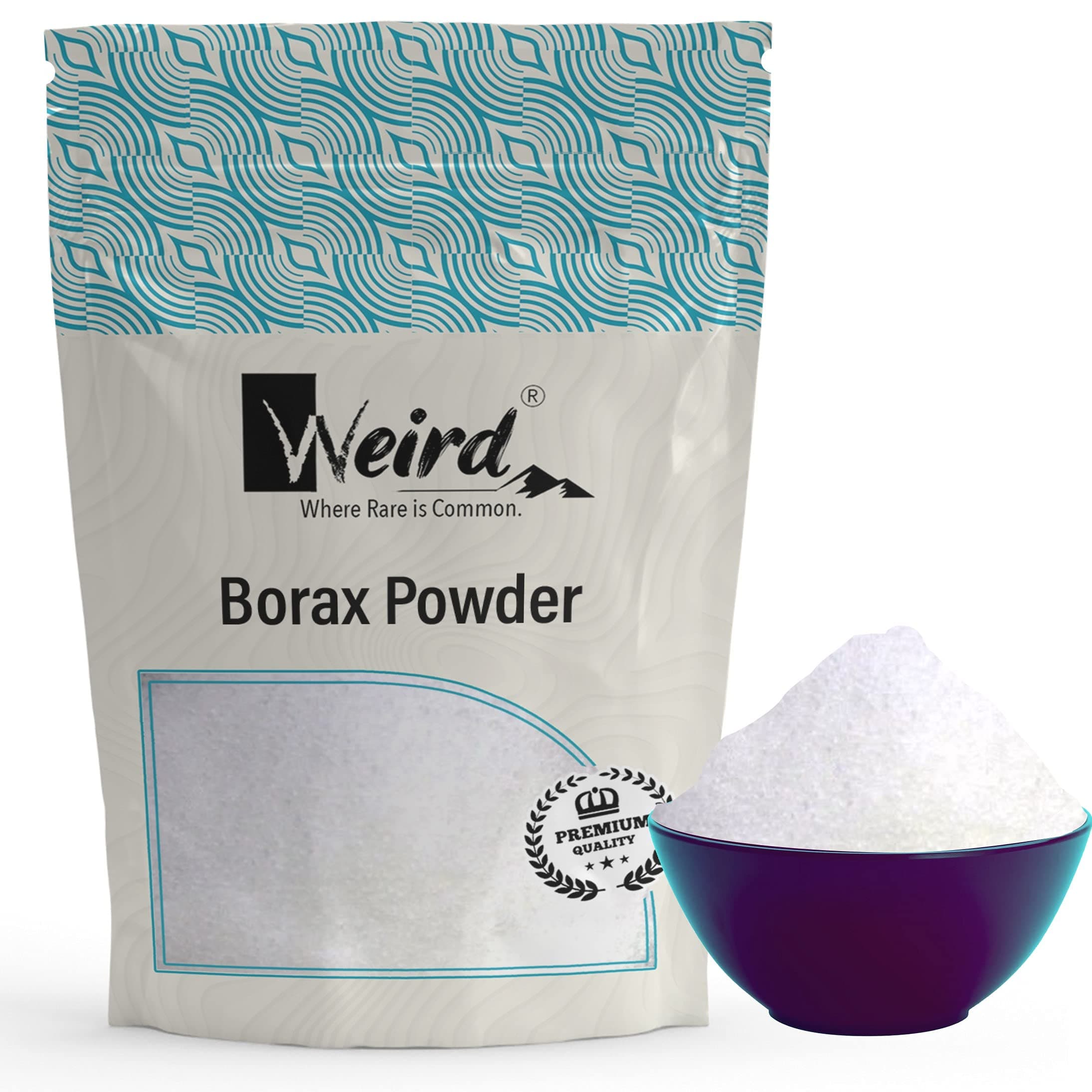 WEIRD Borax Powder 900 gm | Borax Powder for Slime Making, Cleaning & Pest Control | Detergent Booster, Stain Remover & Deodorizer