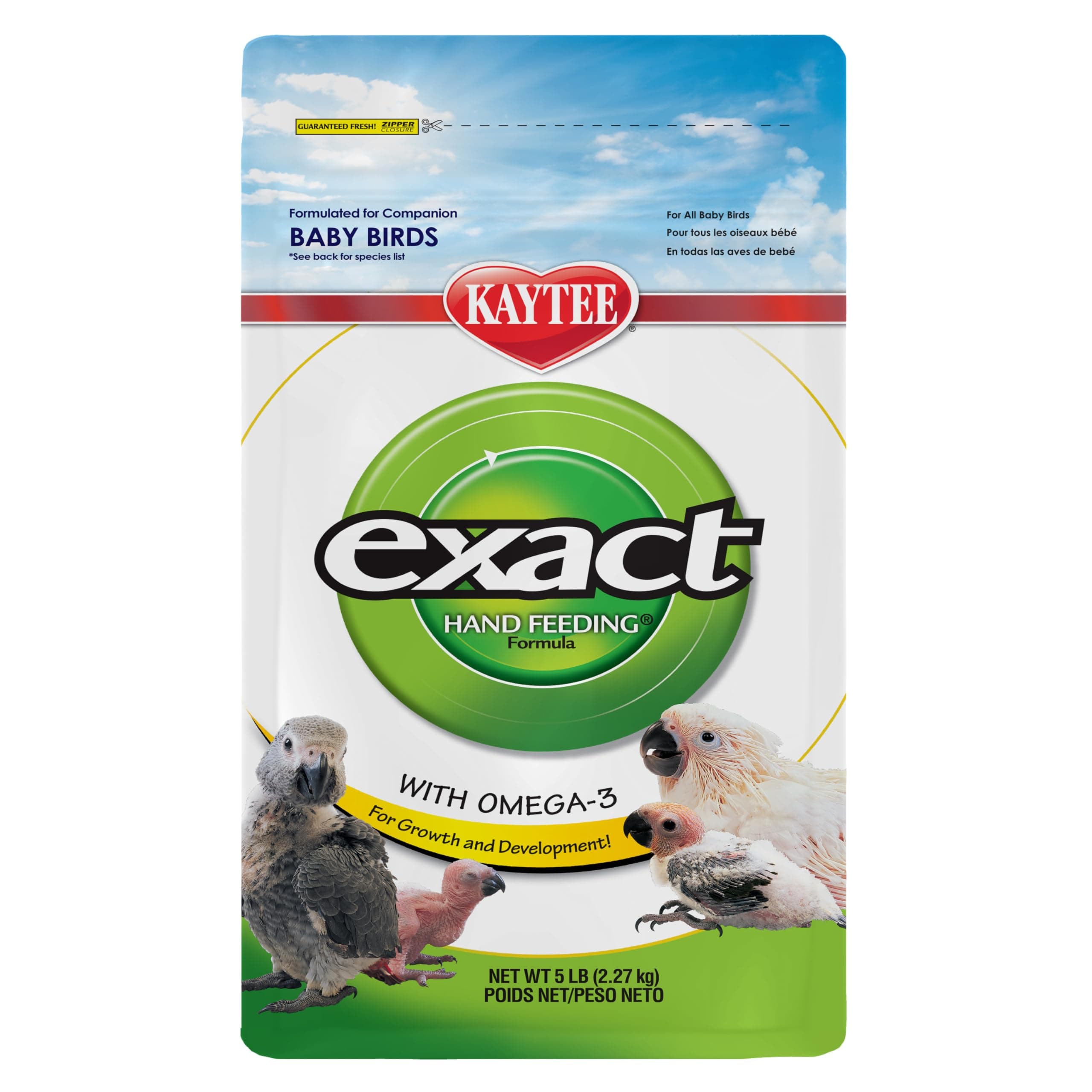 Exact Hand Feeding for Baby Birds, 5 lb bag
