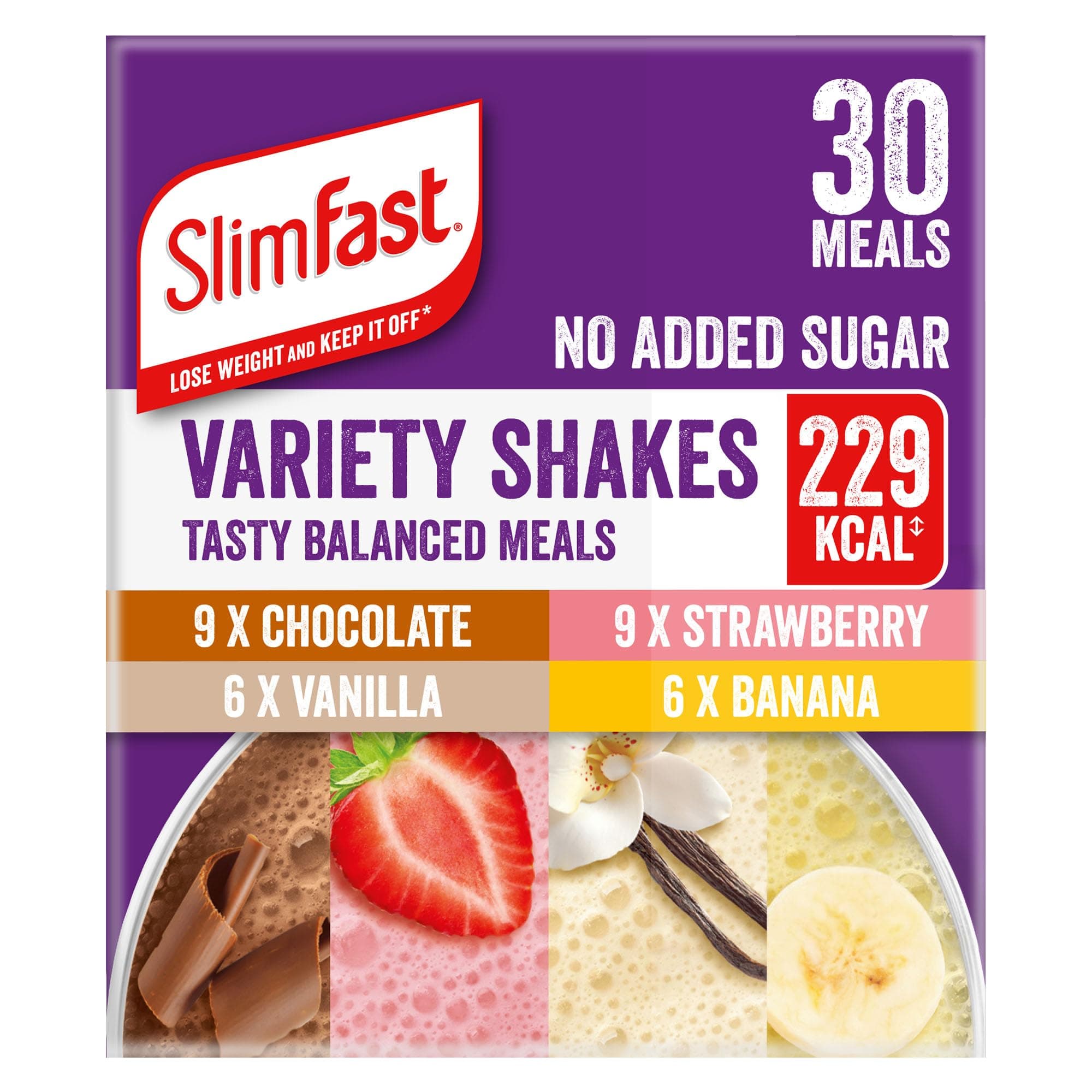 Variety Shakes Sachet Assorted Box, Tasty Shakes for Balanced Diet, Chocolate, Strawberry, Vanilla and Banana Flavours, 10 Count (Pack of 3)