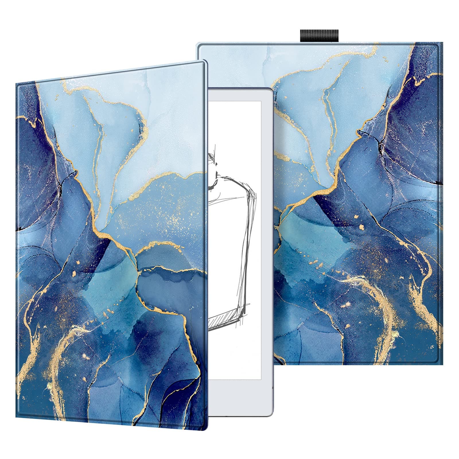 Fintie Slim Case Remarkable 2 Digital Paper Tablet 10.3 Inch (2020 Release) - Premium PU Leather Lightweight Bookfolio Cover with Pen Holder Not Fit Remarkable 1 Ocean Marble