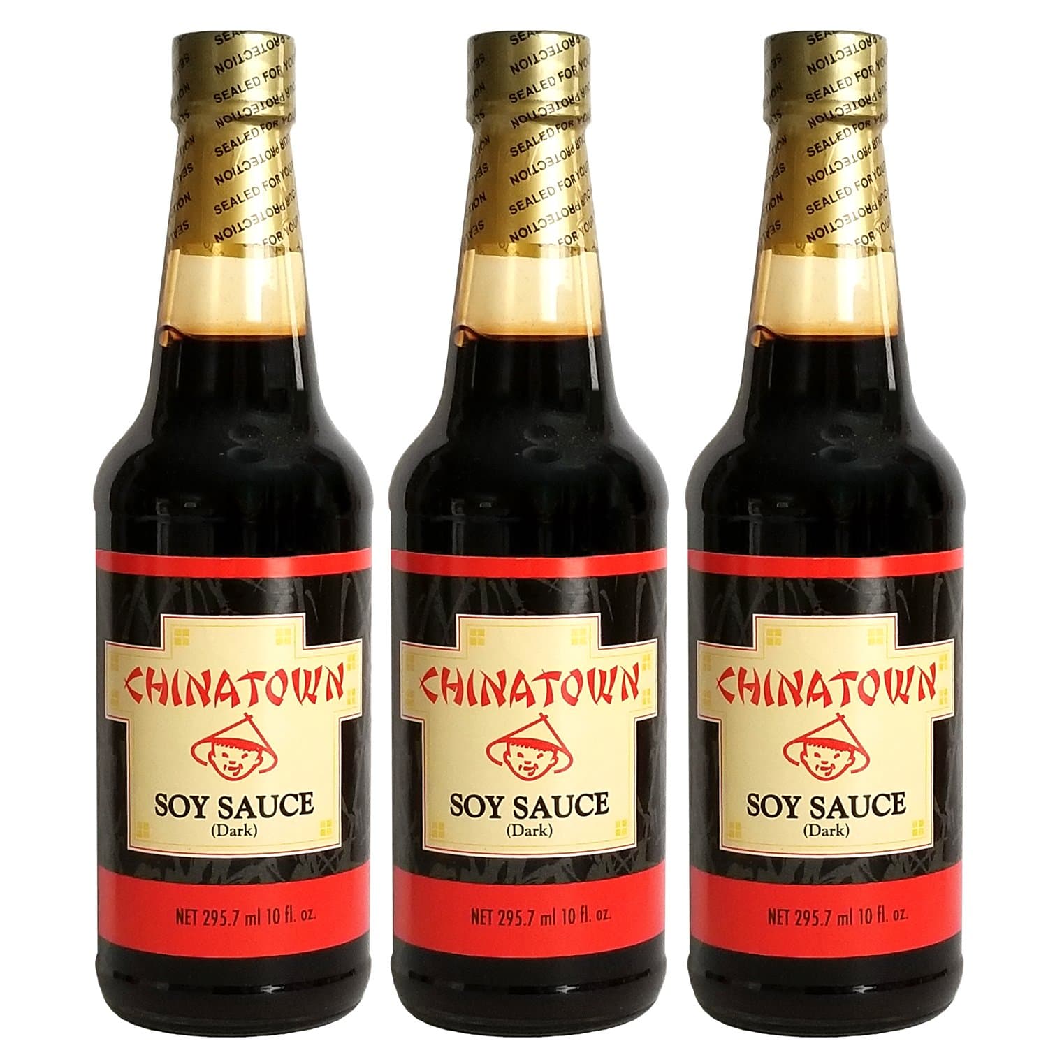 Chinatown Soy Sauce (Dark) 10 fl oz (Pack of 3)