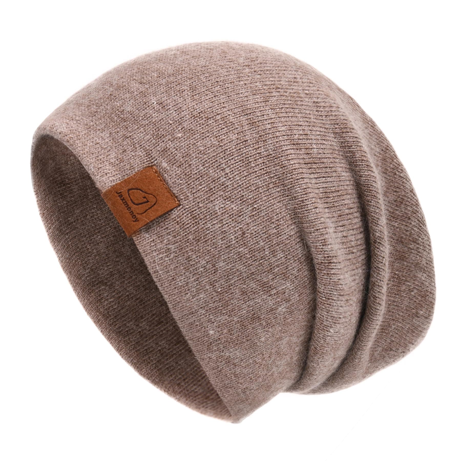 Slouchy Knit Beanies Winter Hats for Women Men Soft Warm Reversible Slouch Cuffed Skull Knitted Beanie Cap