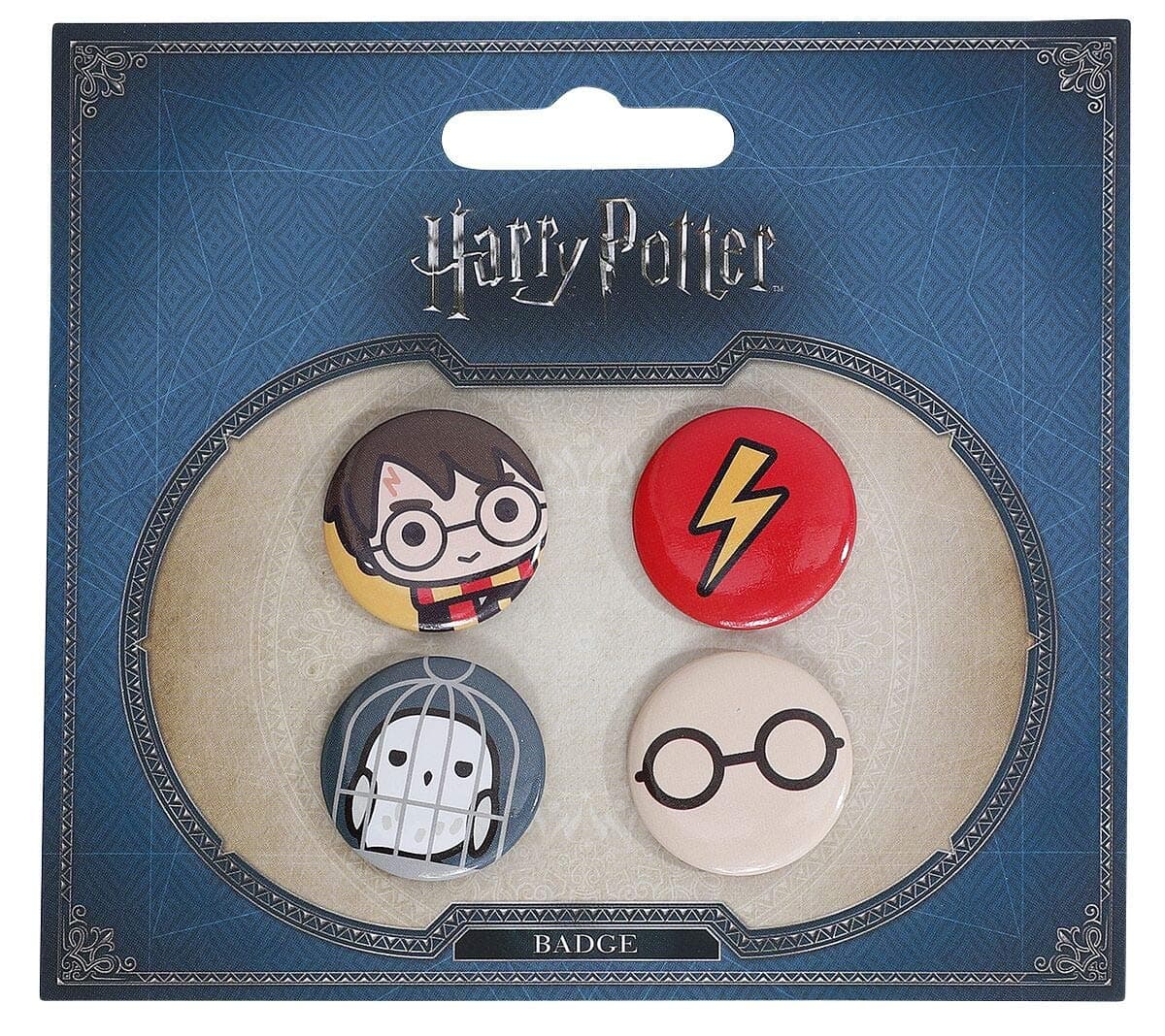 Harry Potter CHIBI SET 1 HEDWIG BADGE PACK
