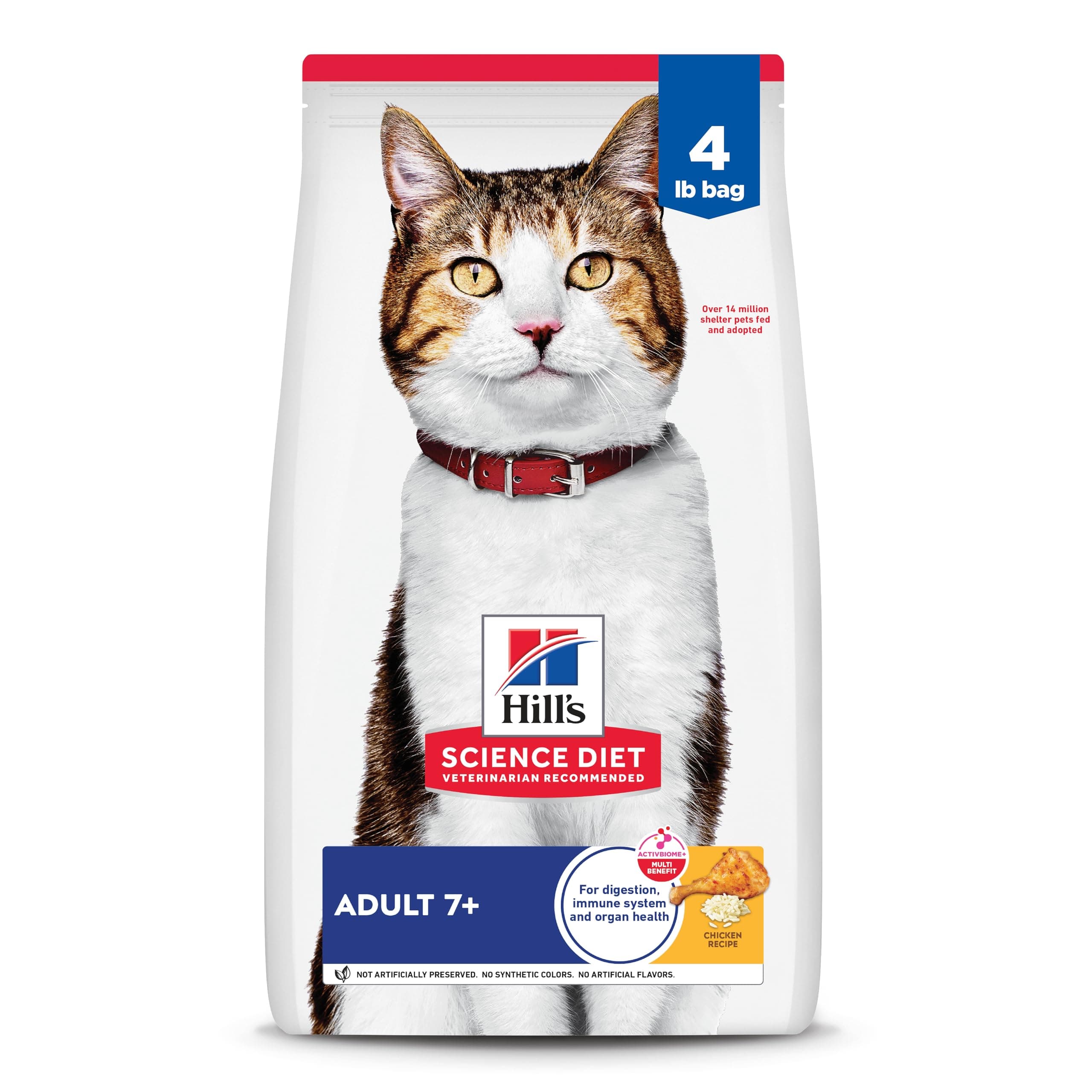 Adult 7+ Active Longevity Dry Cat Food 4-Pound Bag