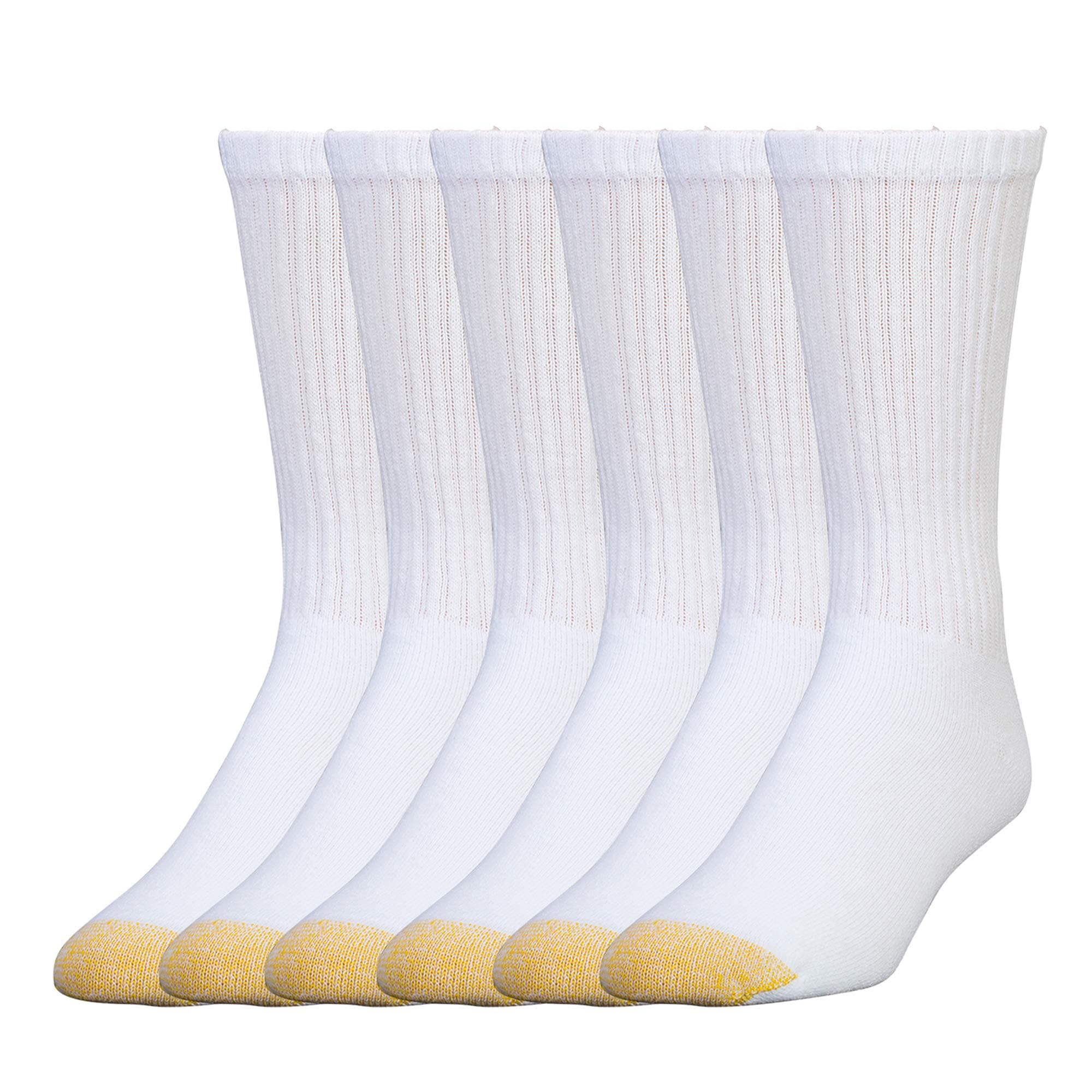 Gold Toe Men's Harrington Crew Socks, Multipairs Casual Sock (pack of 6)