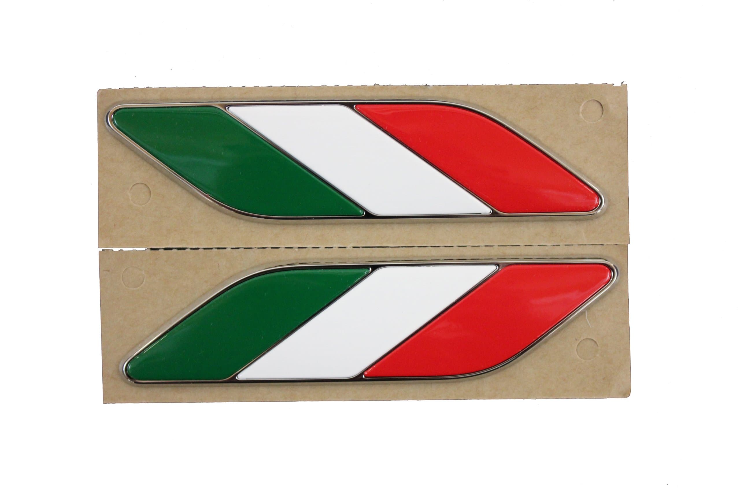 GENUINE FIAT Accessories 82212811 Red/White/Green Fender Badge for Fiat 500/500C
